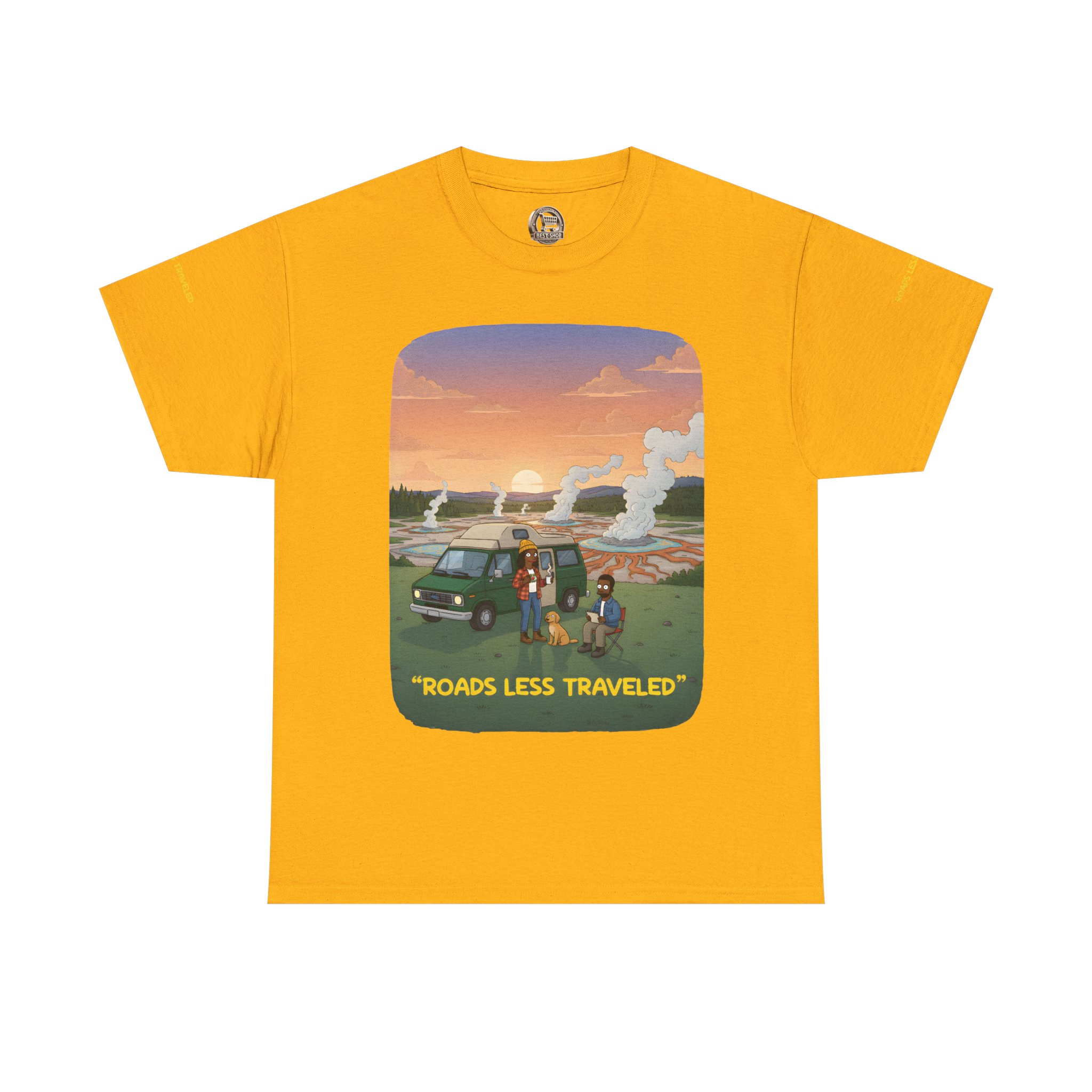 16806875537136738106_2048.jpeg Unisex Heavy Cotton Tee — "Roads Less Traveled" Design Sitcom-Line