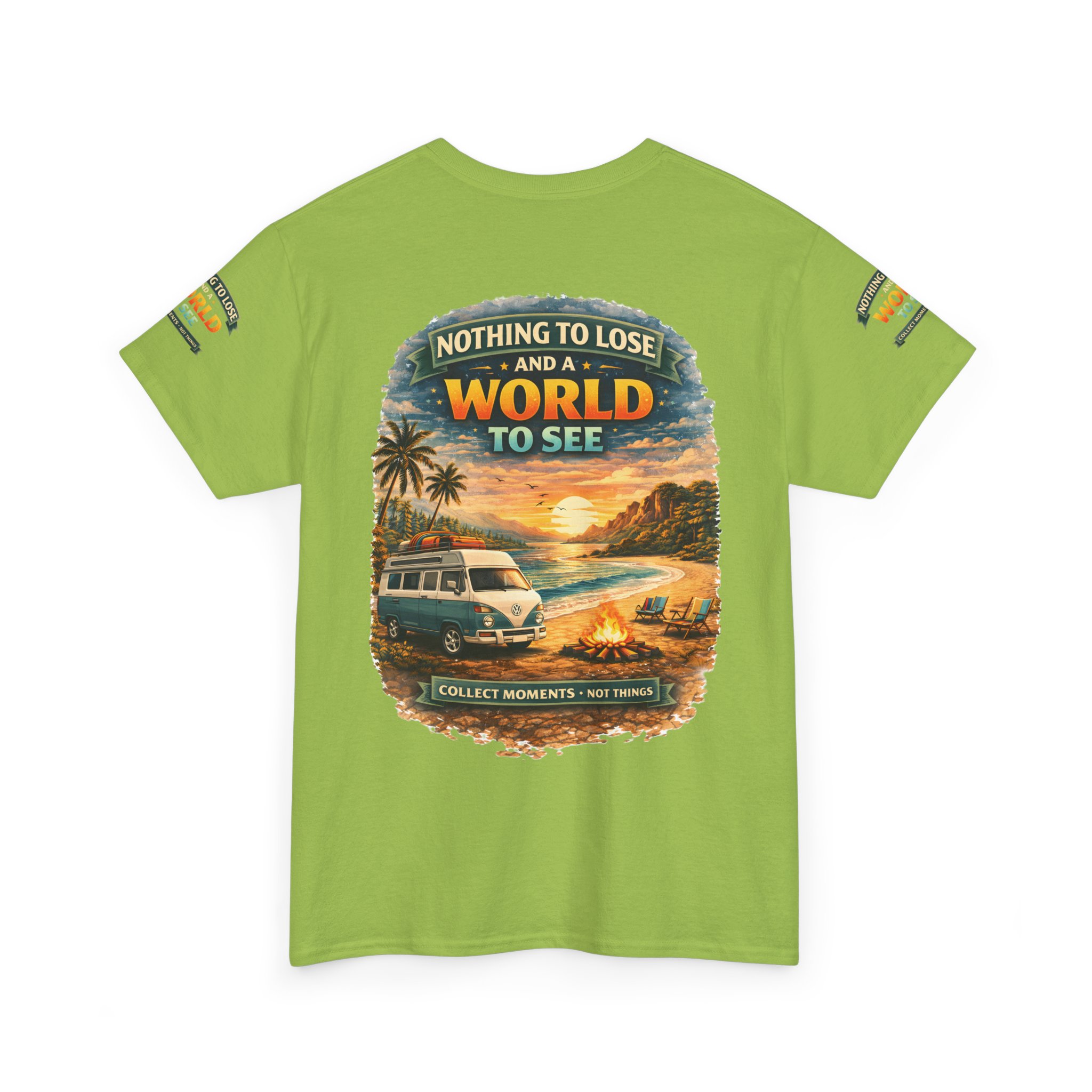 16812666998186969512_2048.jpeg Unisex Heavy Cotton Tee — "Nothing To Lose " Design Scenic-Line