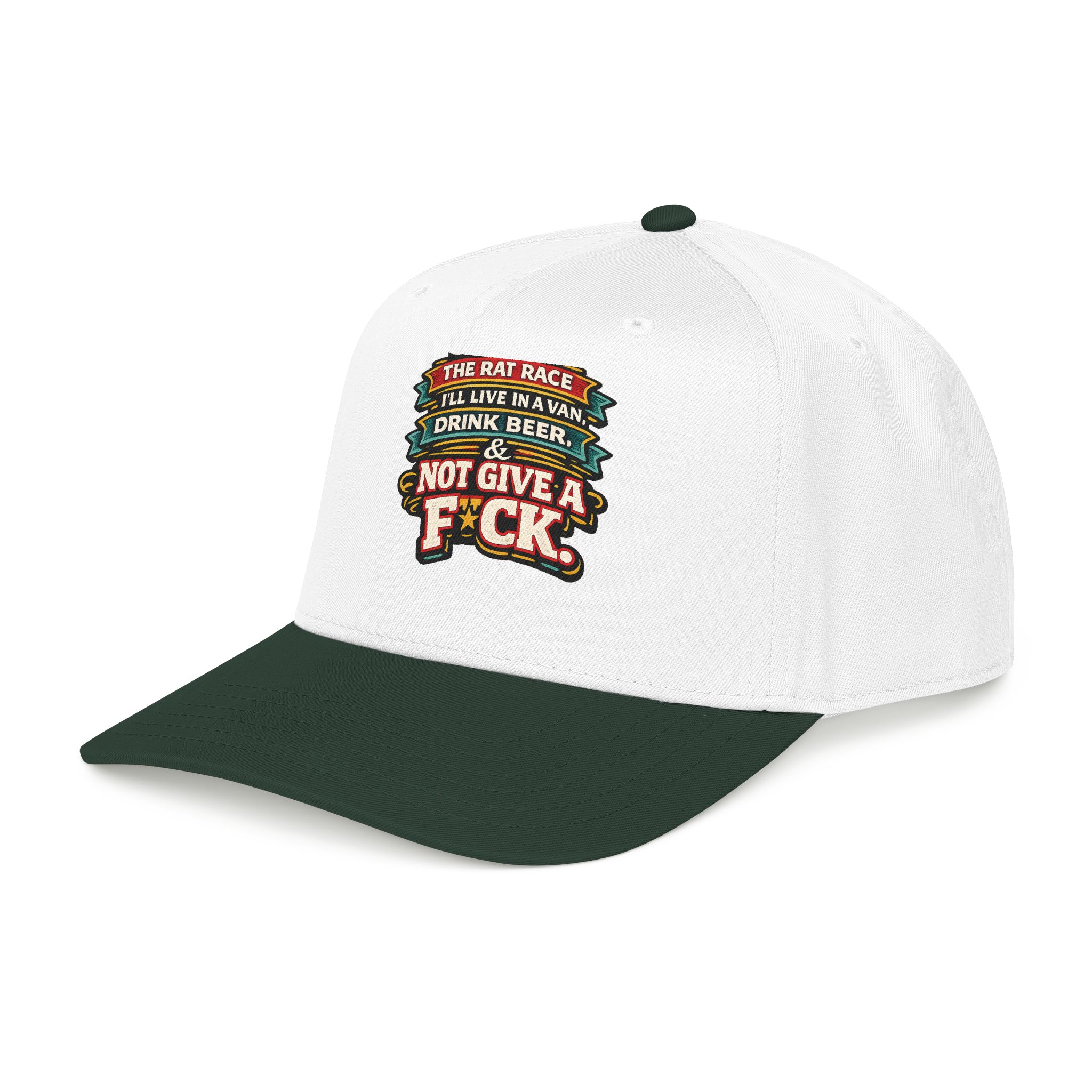 Baseball Cap - "Screw The Rat Race" Design F**K-Line