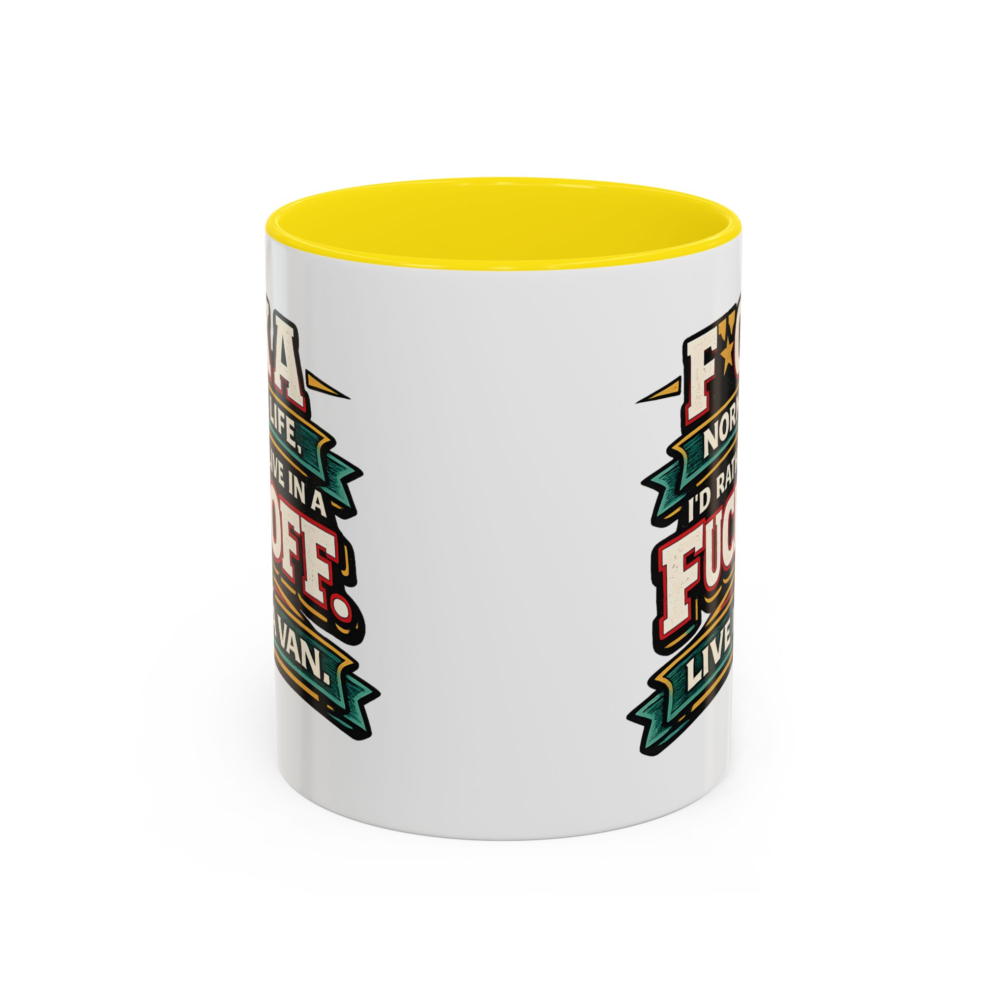 16818325809906136403_2048.jpeg Accent Coffee Mug (11, 15oz) — "Fuck A Normal Life" Design F**K-Line