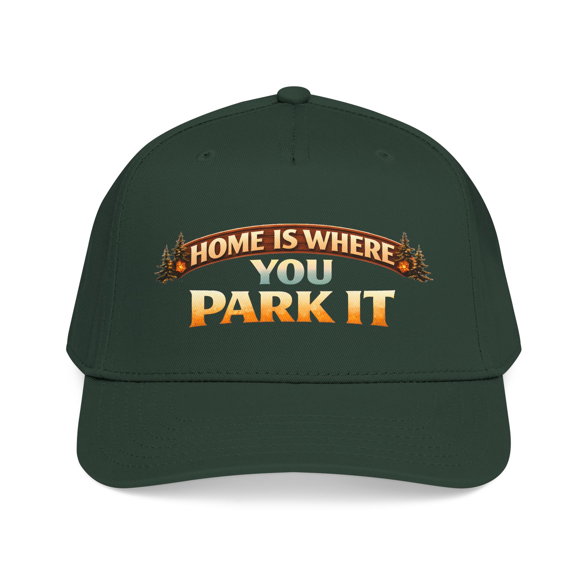 Baseball Cap - "Home Is Where You Park It" Design Scenic-Line