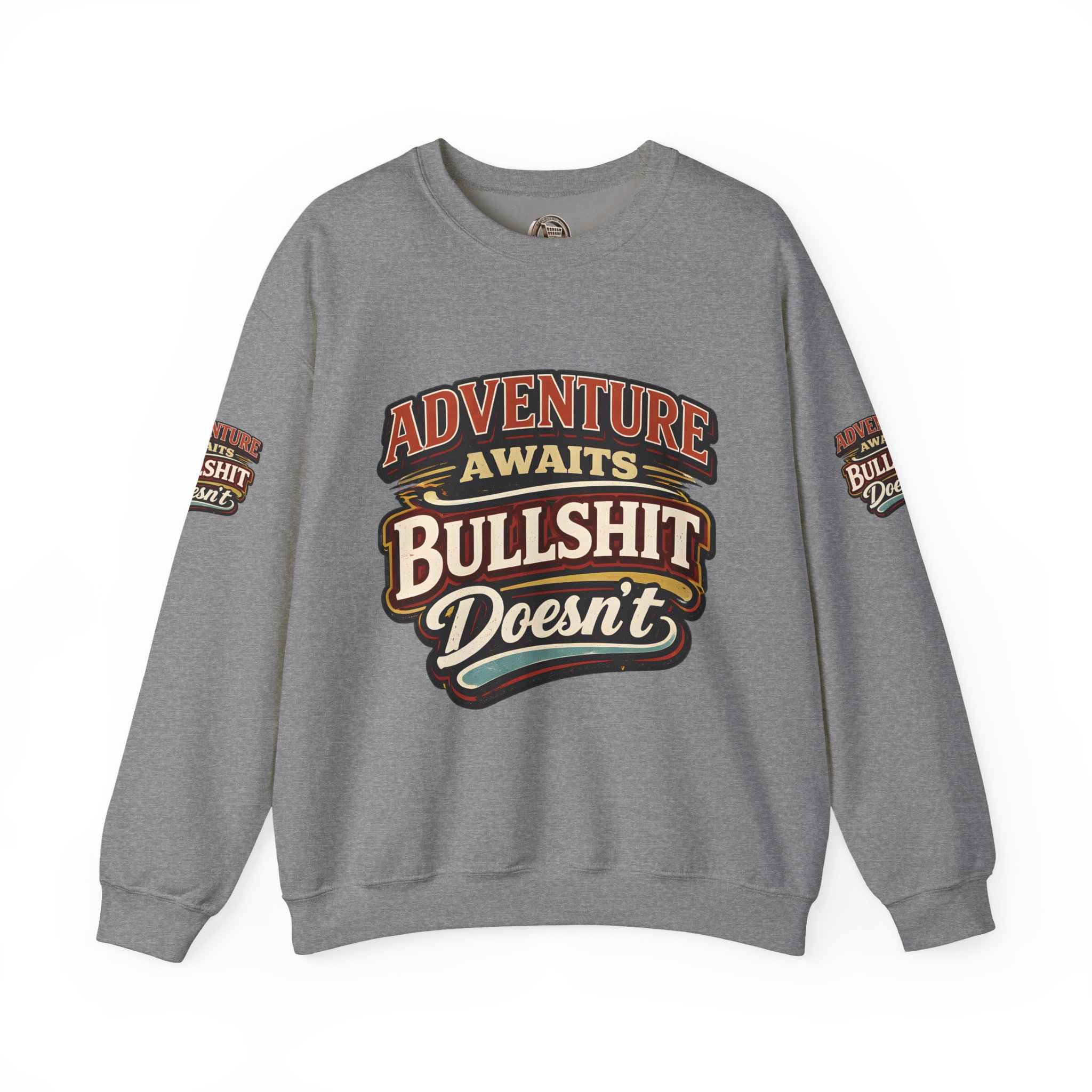 16850932909873227756_2048.jpeg Unisex Heavy Blend™ Crewneck Sweatshirt — "Adventure Awaits" Design F**K-Line