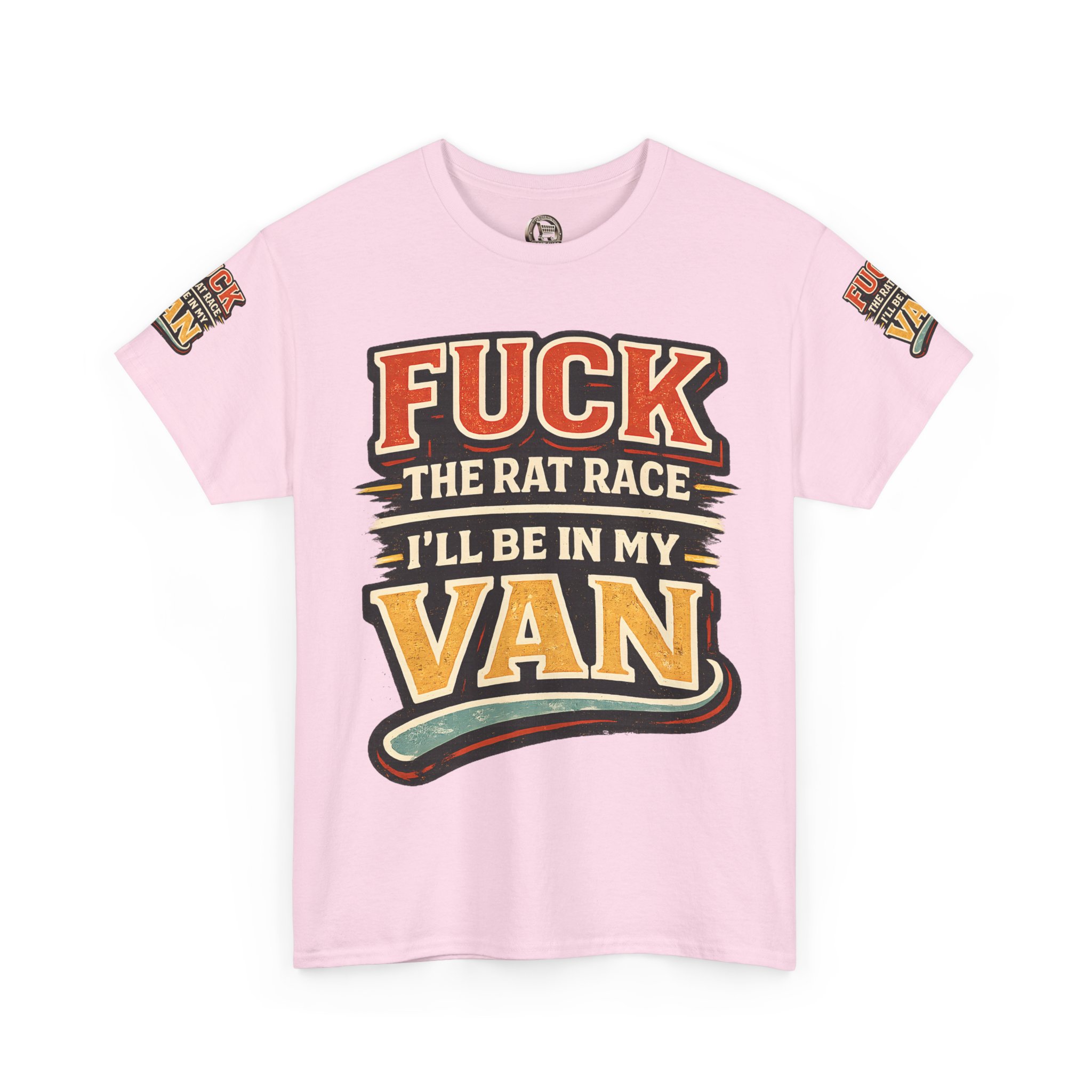 16856728016686225085_2048.jpeg Unisex Heavy Cotton Tee — "Fuck The Rat Race" Design F**K-Line
