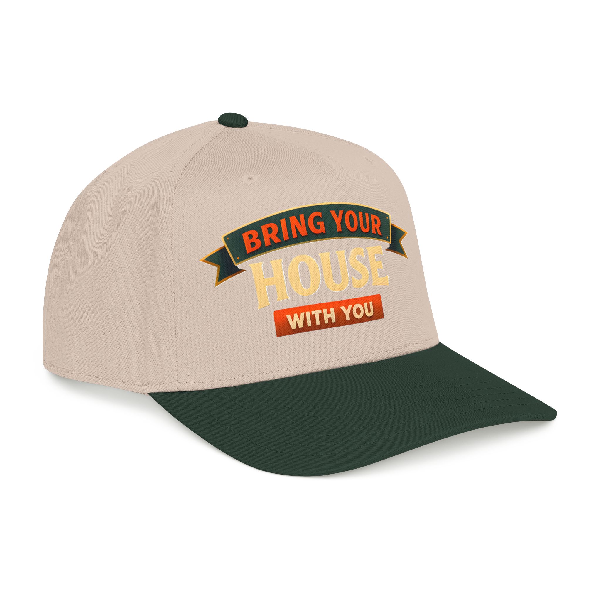 Baseball Cap - "Bring Your House With You" Design Scenic-Line
