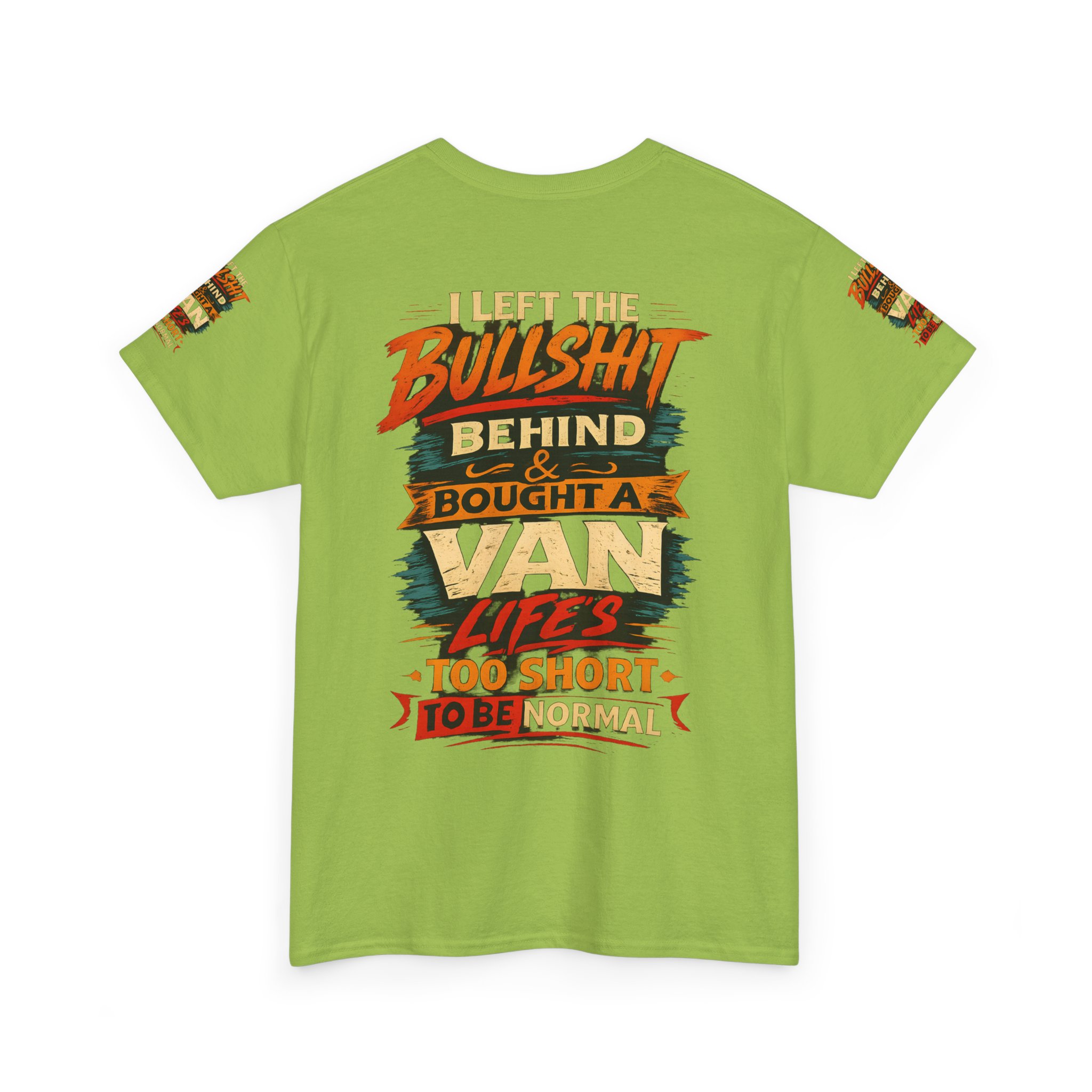 16866977126901120995_2048.jpeg Unisex Heavy Cotton Tee — "I Left The Bullshit" Design F**K-Line