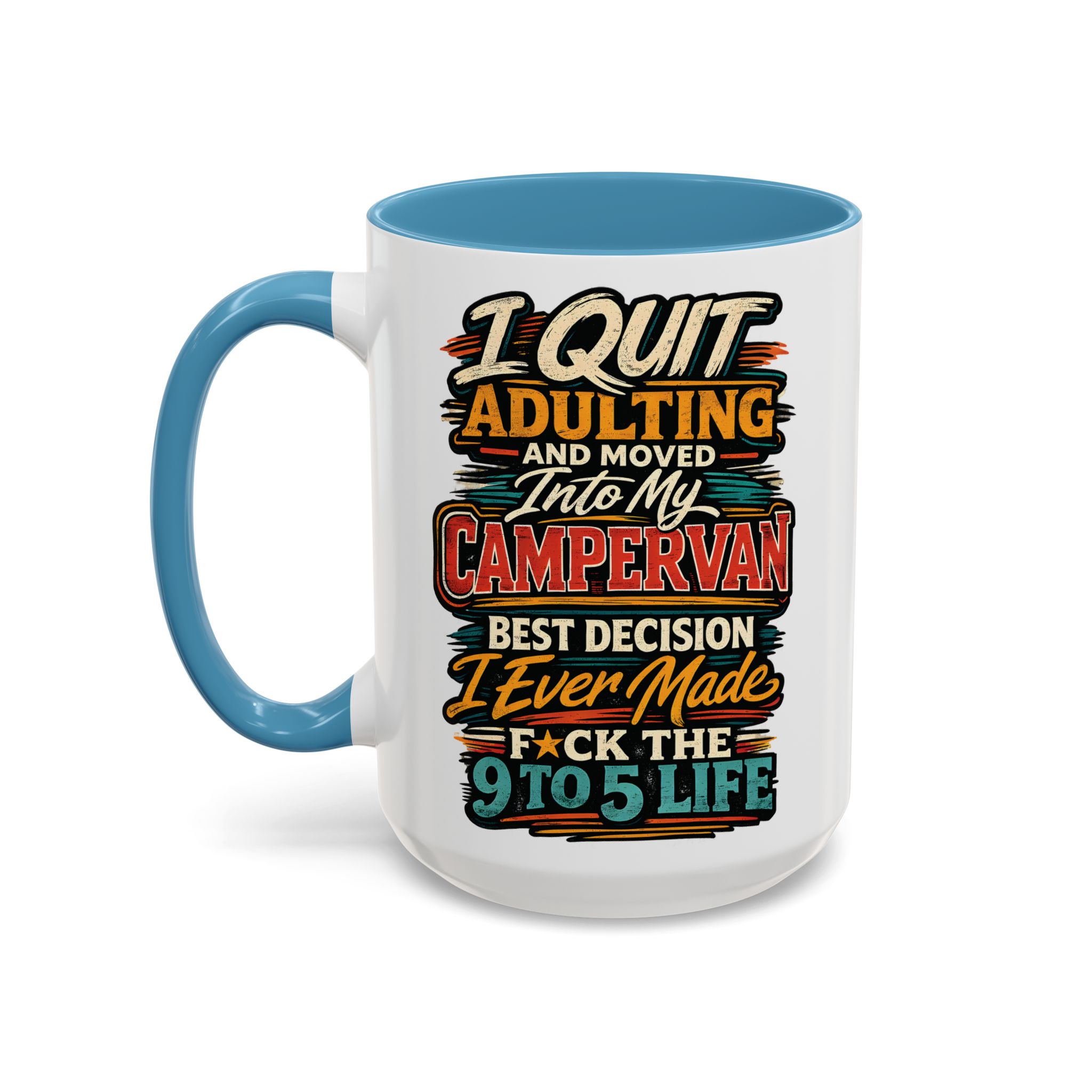 16868494888276311905_2048.jpeg Accent Coffee Mug (11, 15oz) — "I Quit Adulting" Design F**K-Line