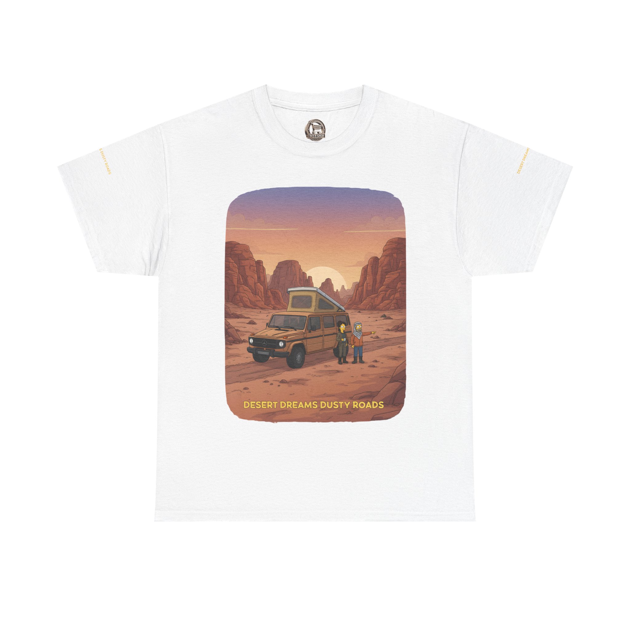 1687997053628364539_2048.jpeg Unisex Heavy Cotton Tee — "Desert Dreams Dusty Roads" Design Sitcom-Line