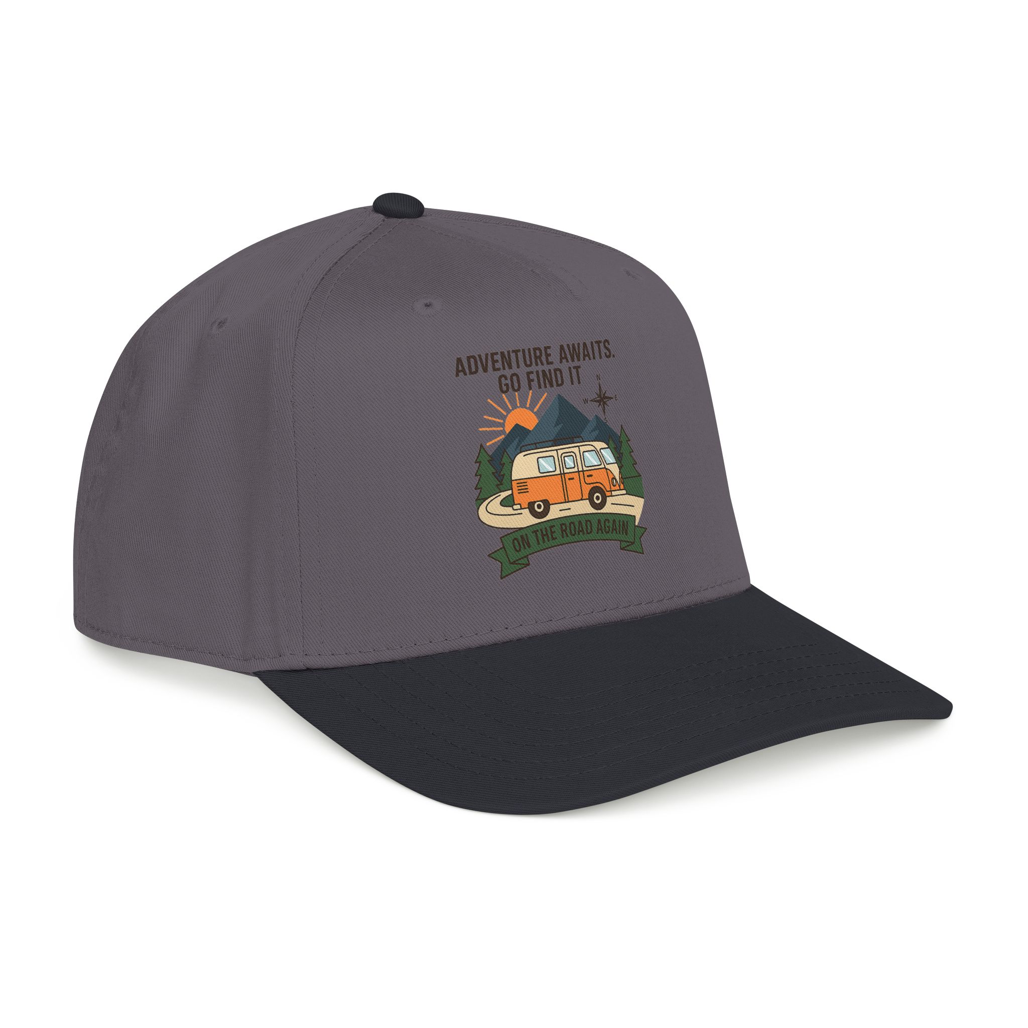 Baseball Cap - "Adventure Awaits" Outdoor Travel Hat