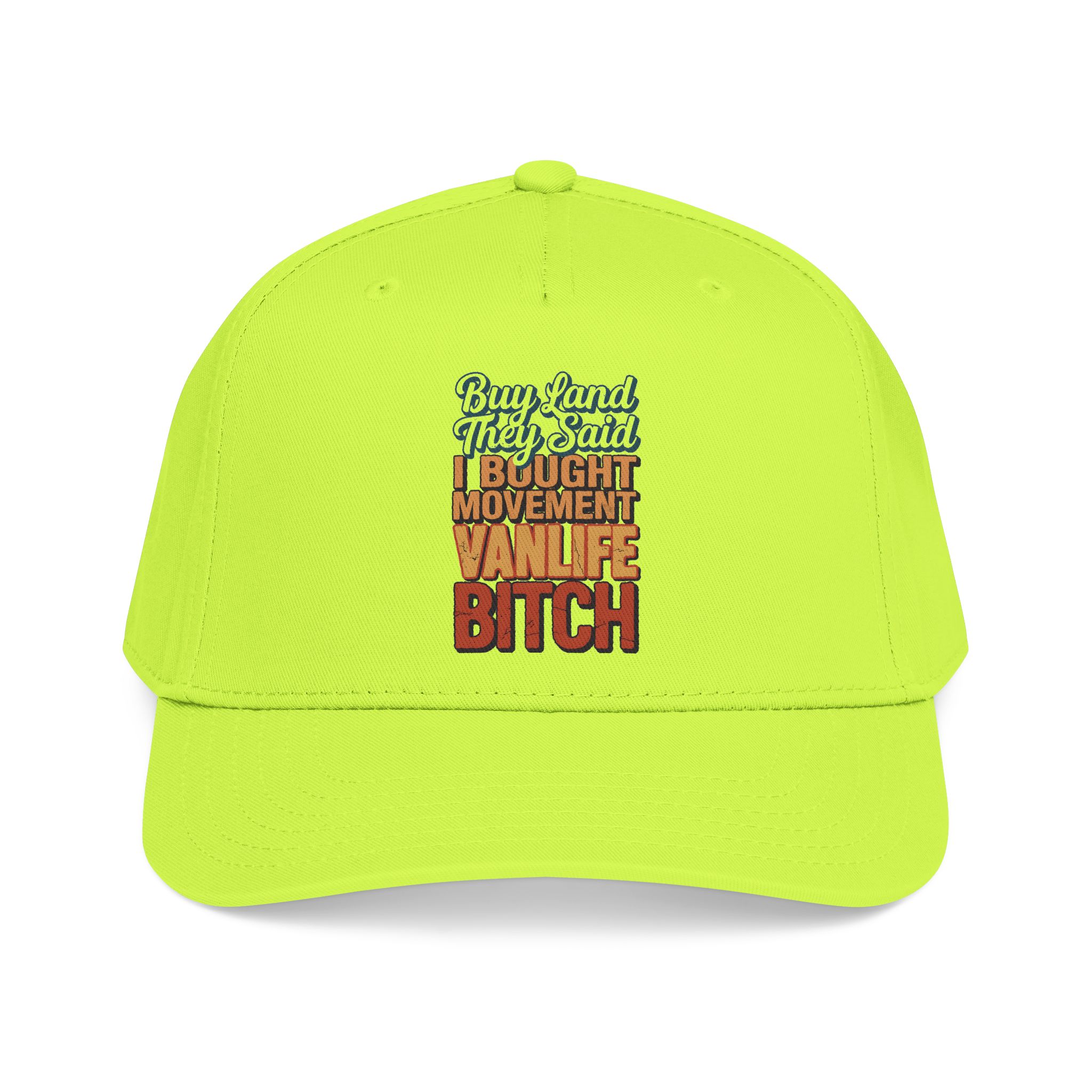 Baseball Cap - "Buy Land They Said" Design F**K-Line