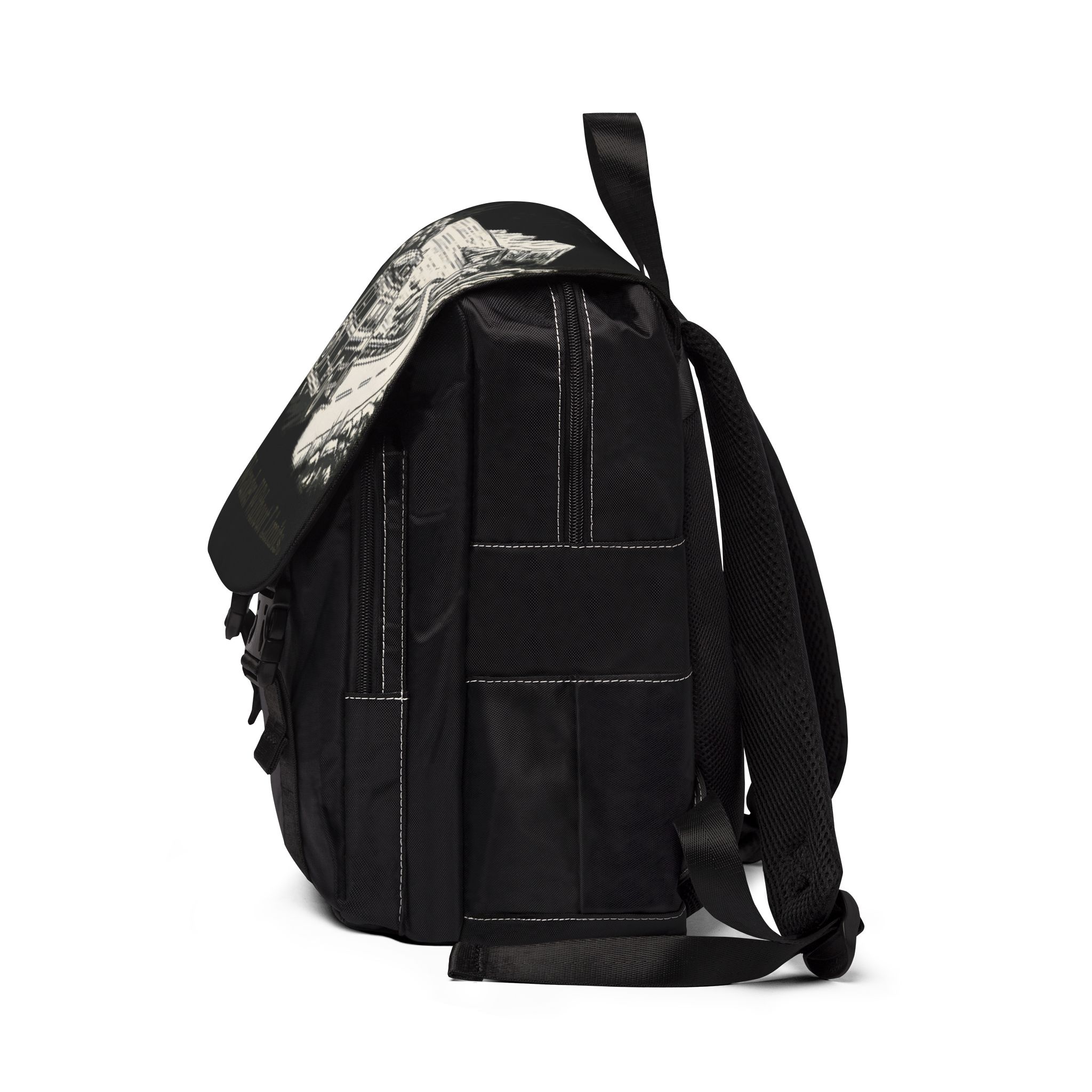 16915260679532006869_2048.jpeg Unisex Casual Shoulder Backpack — "Wander Without Limits" Design Minimal-Line