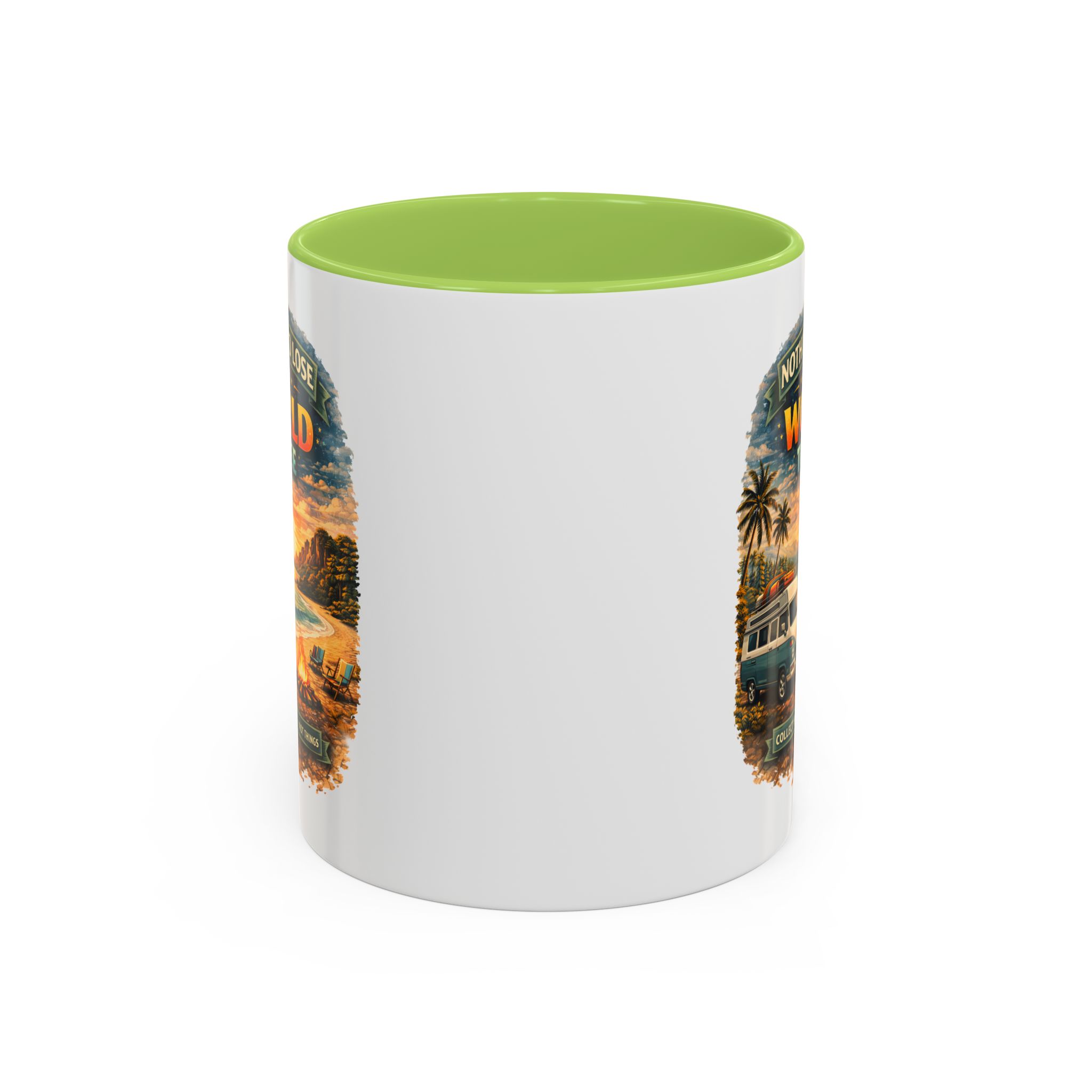 Accent Coffee Mug (11, 15oz) — "Nothing To Lose" Design Scenic-Line