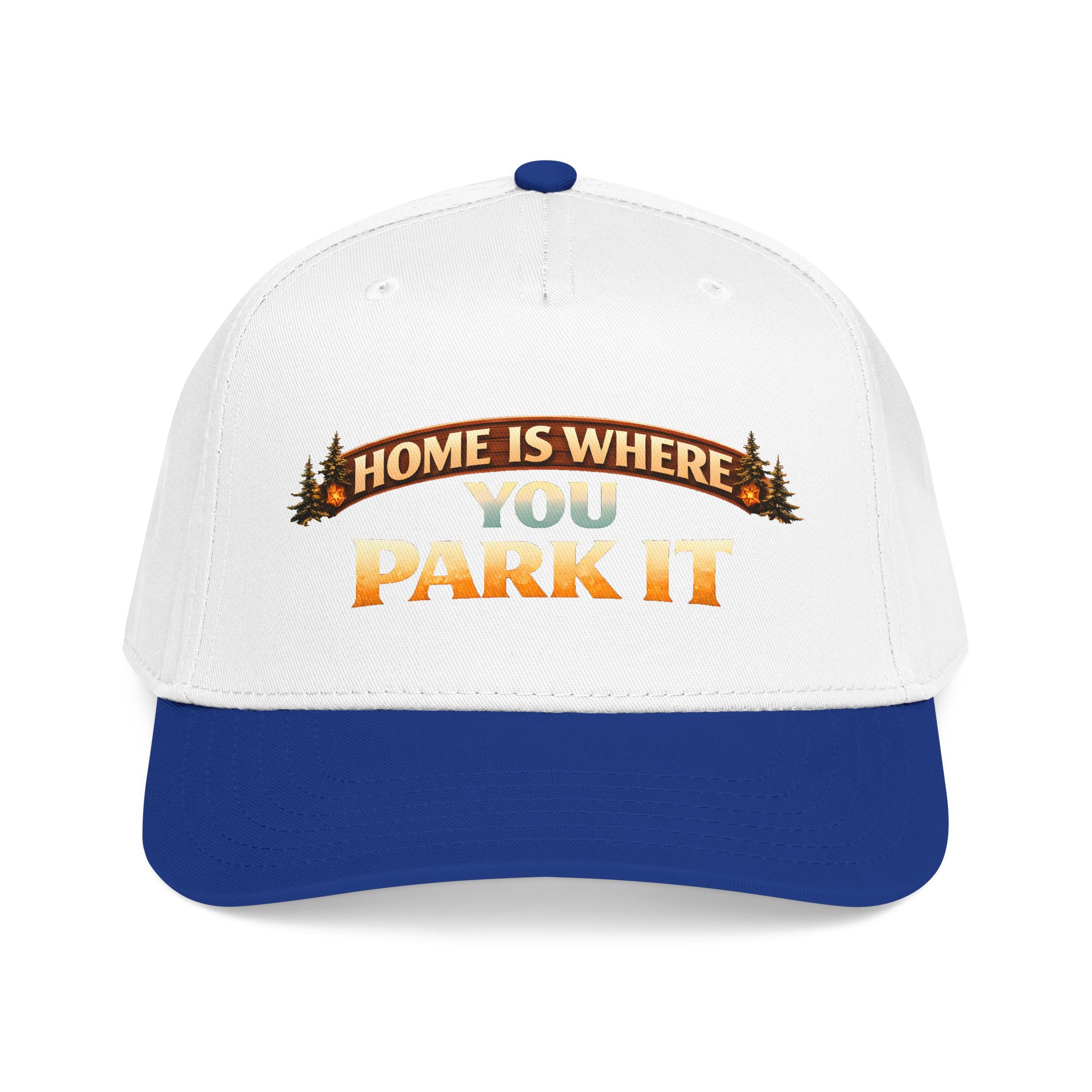 Baseball Cap - "Home Is Where You Park It" Design Scenic-Line