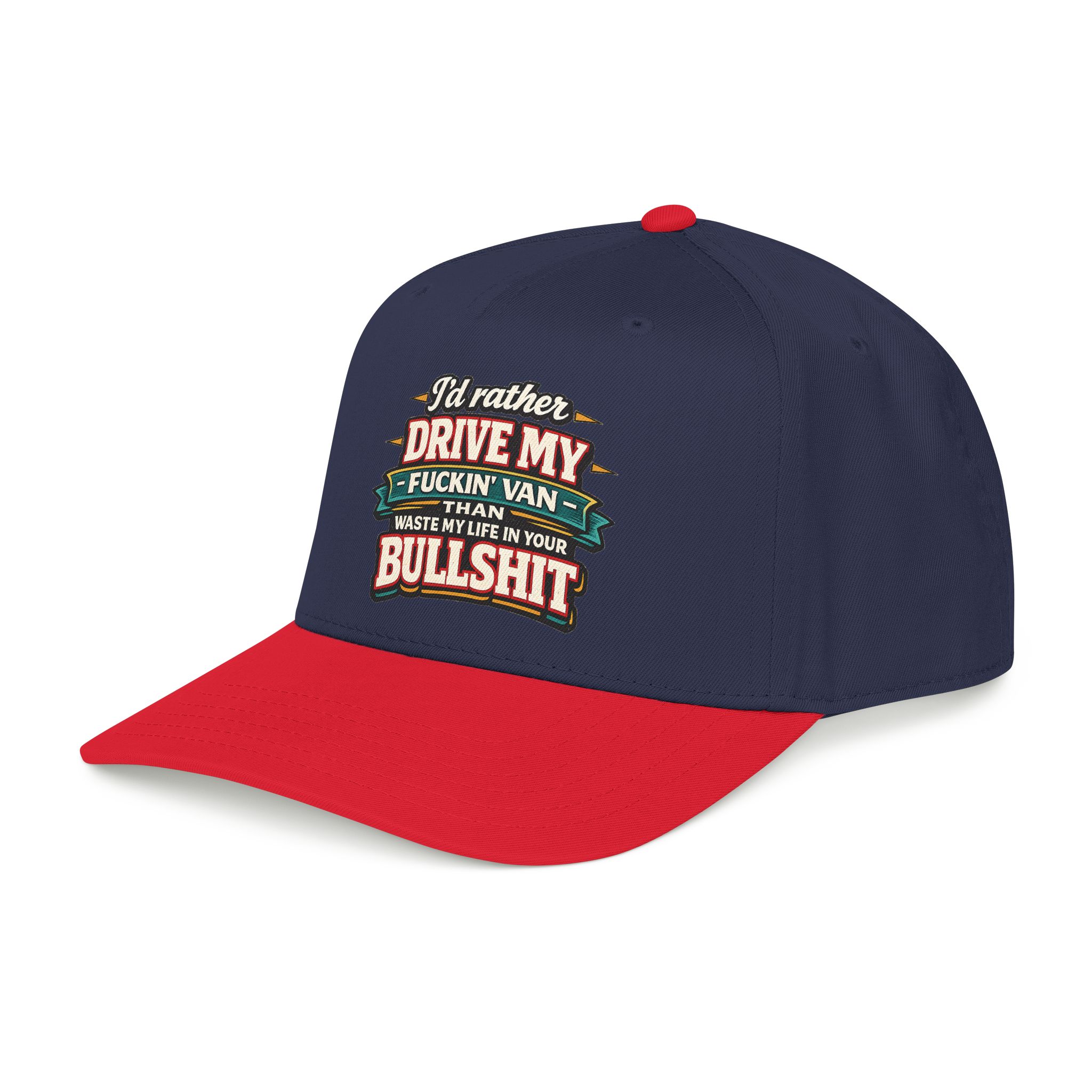 Baseball Cap - "I´d Rather Drive My Fucking Van" Design F**K-Line
