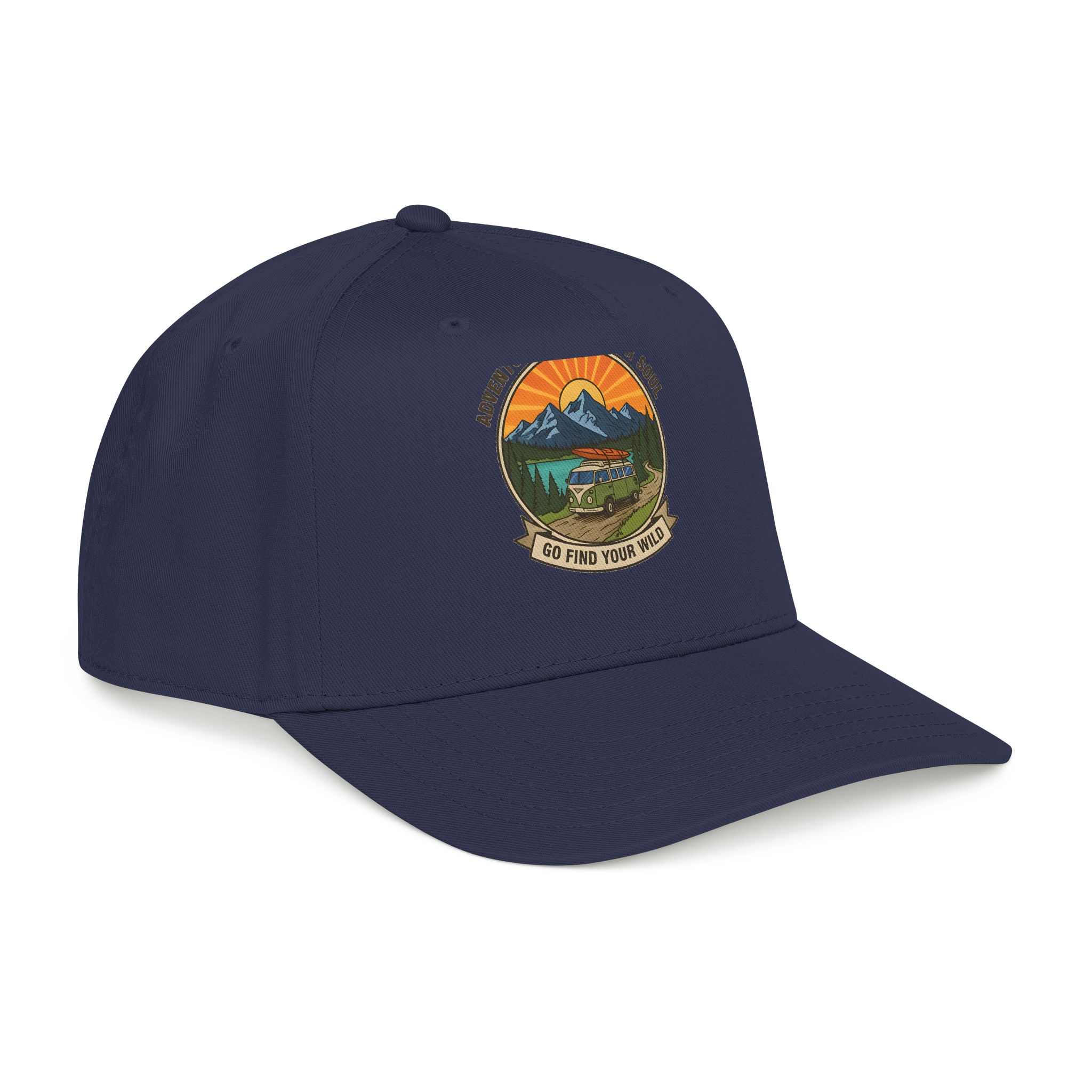 Baseball Cap — "Go Find Your Wild" Outdoor Patch