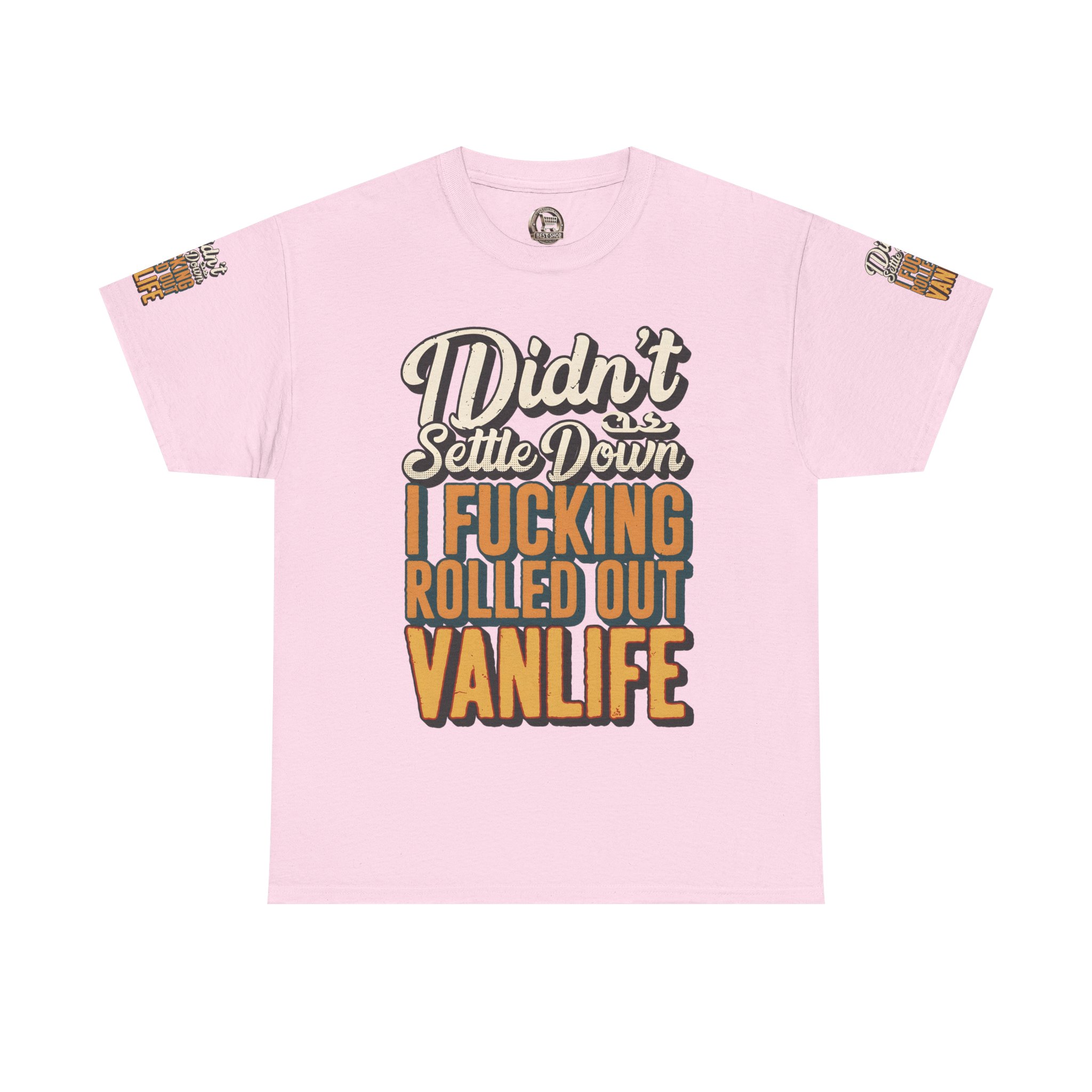 16945544855700230164_2048.jpeg Unisex Heavy Cotton Tee — "Dind´t Settle Down" Design F**K-Line