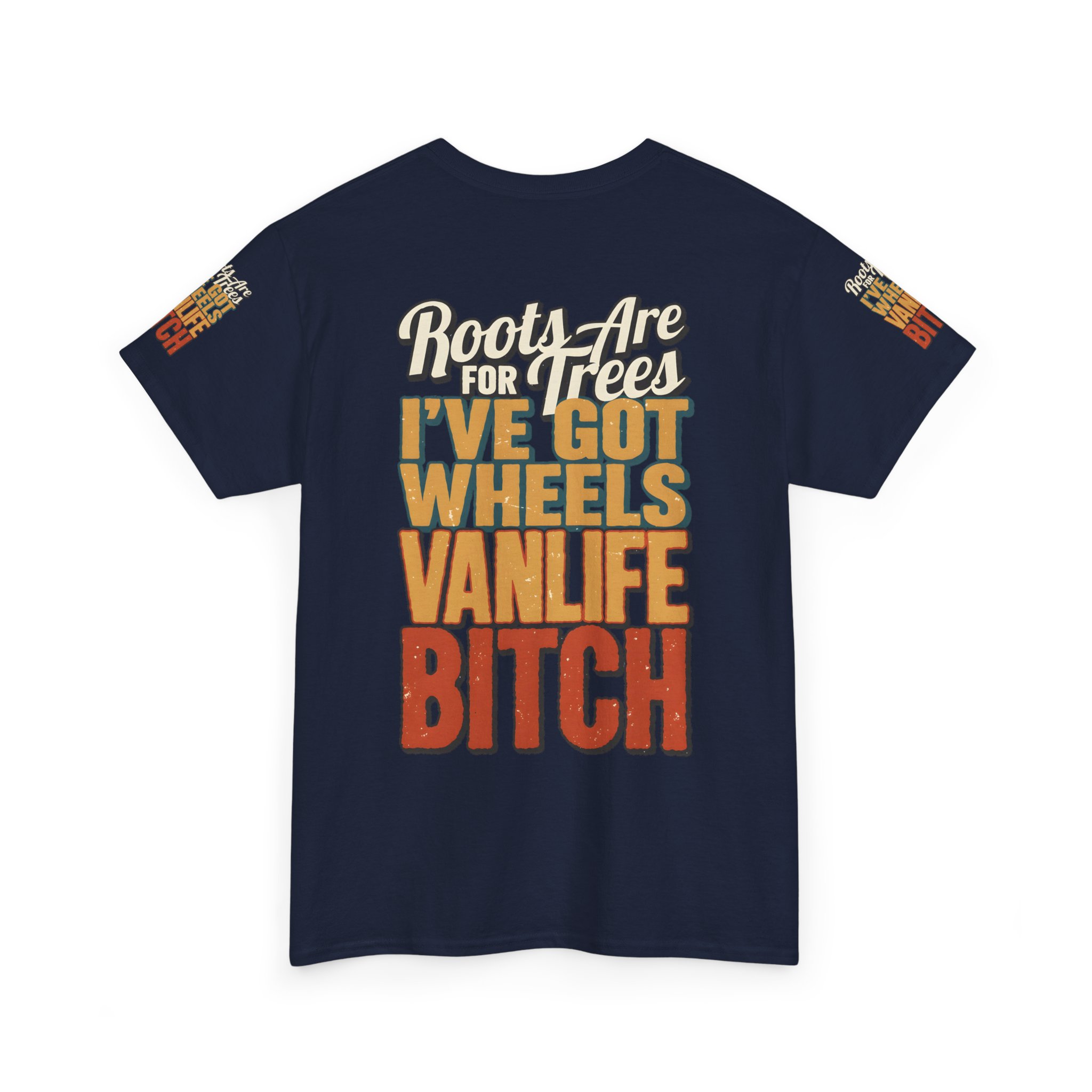 Unisex Heavy Cotton Tee — "Roots Are For Trees" Design F**K-Line