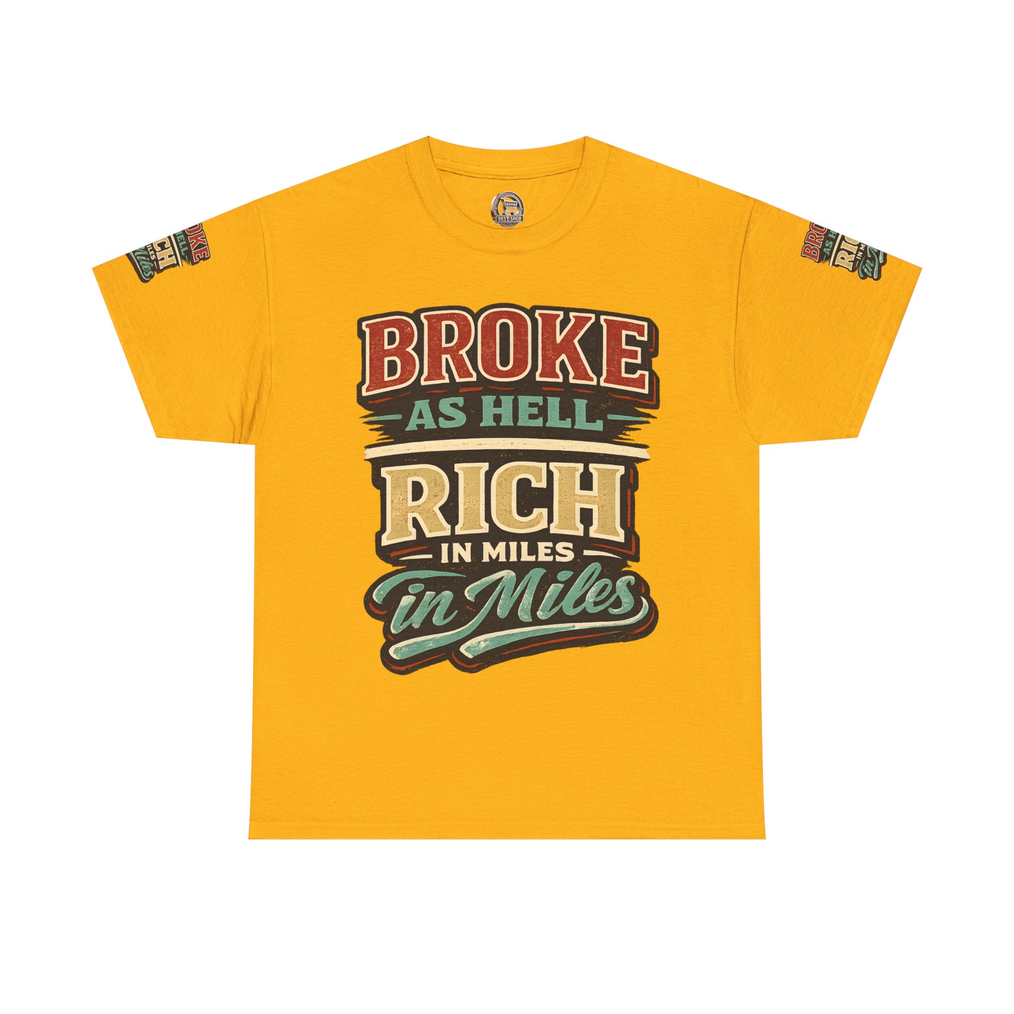 16952918051661857298_2048.jpeg Unisex Heavy Cotton Tee — "Broke As Hell" Design F**K-Line