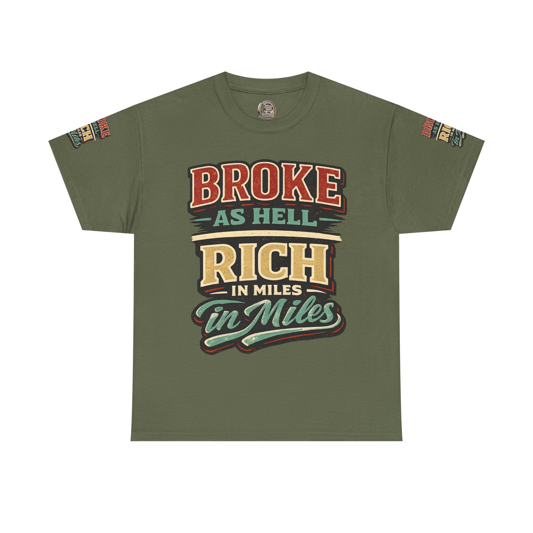 16959652465809631513_2048.jpeg Unisex Heavy Cotton Tee — "Broke As Hell" Design F**K-Line