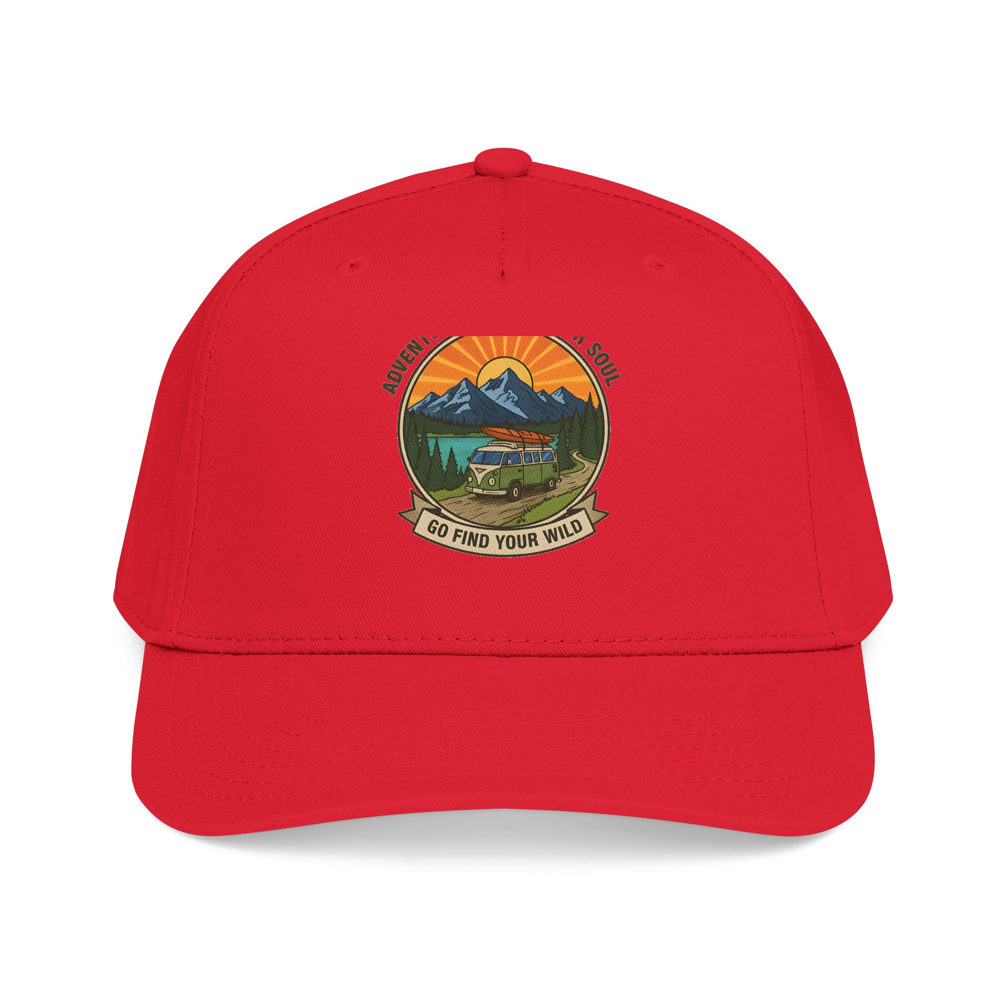 Baseball Cap — "Go Find Your Wild" Outdoor Patch