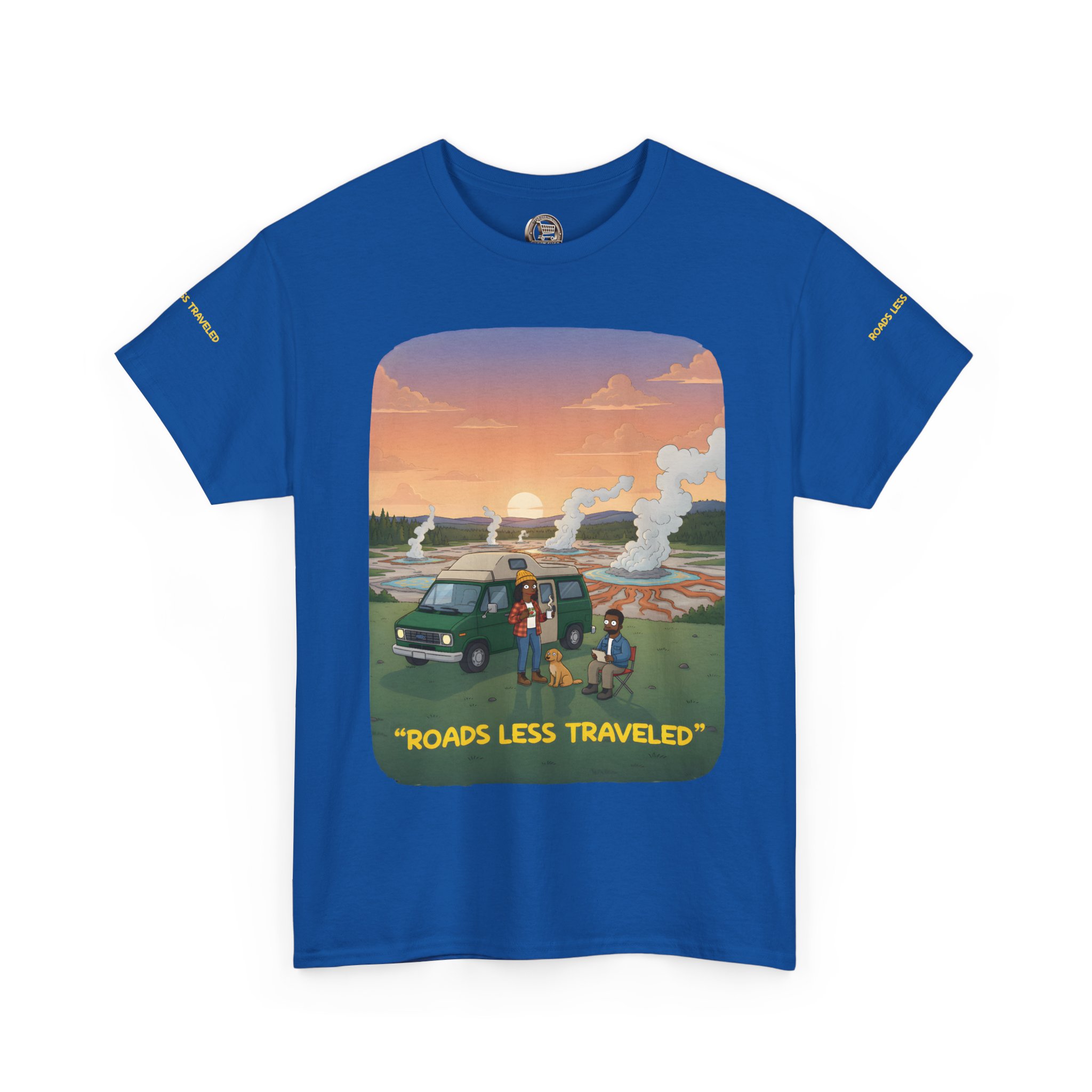 16966928497248608303_2048.jpeg Unisex Heavy Cotton Tee — "Roads Less Traveled" Design Sitcom-Line