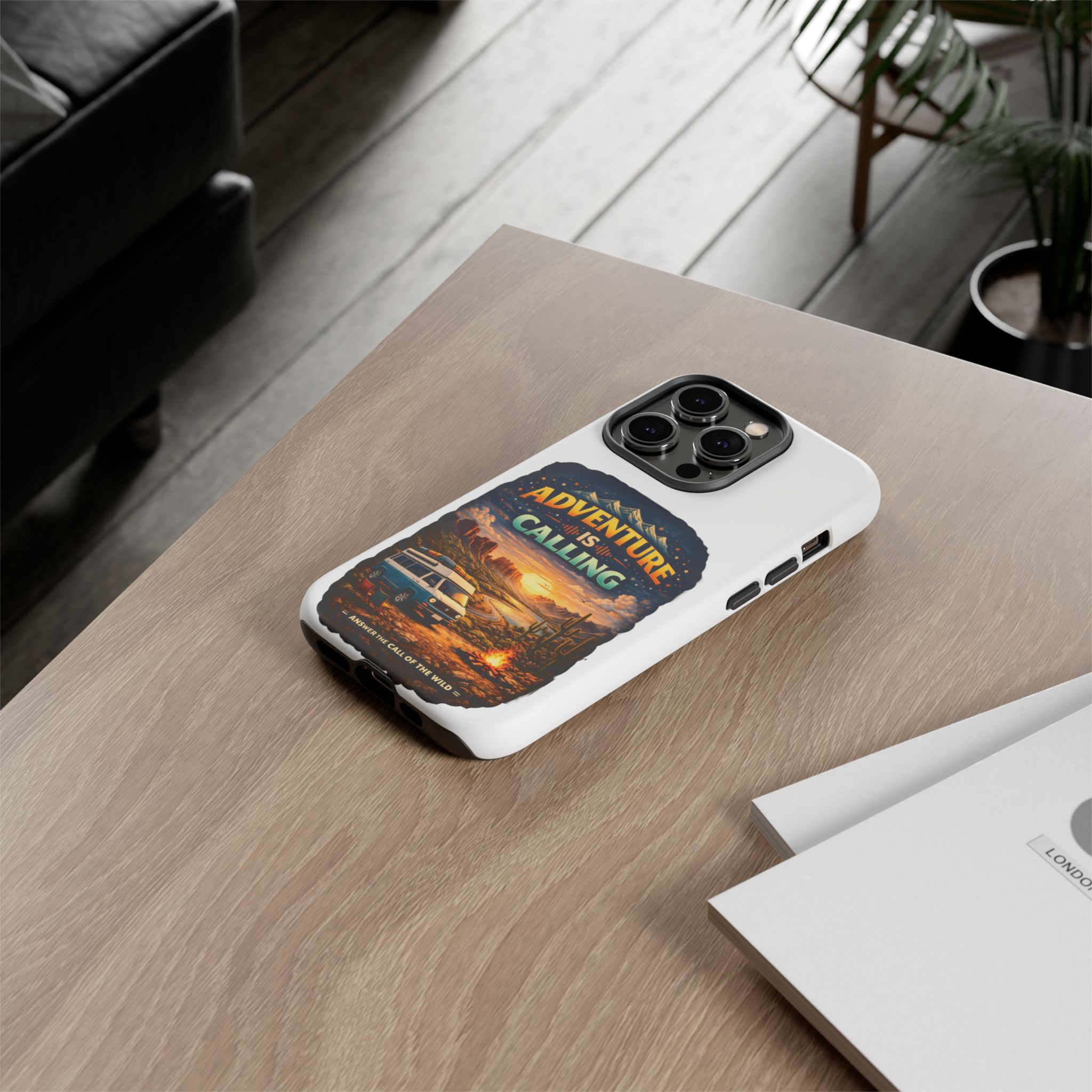 16993926442465717001_2048.jpeg Phone Case — "Adventure Is Calling" (Design Scenic-Line)