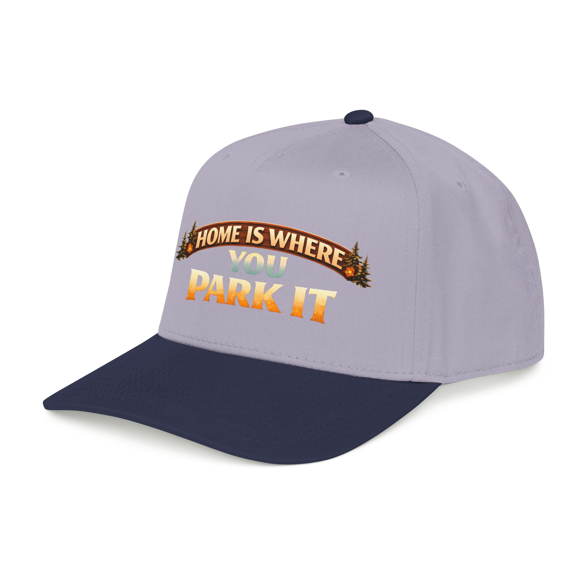 Baseball Cap - "Home Is Where You Park It" Design Scenic-Line