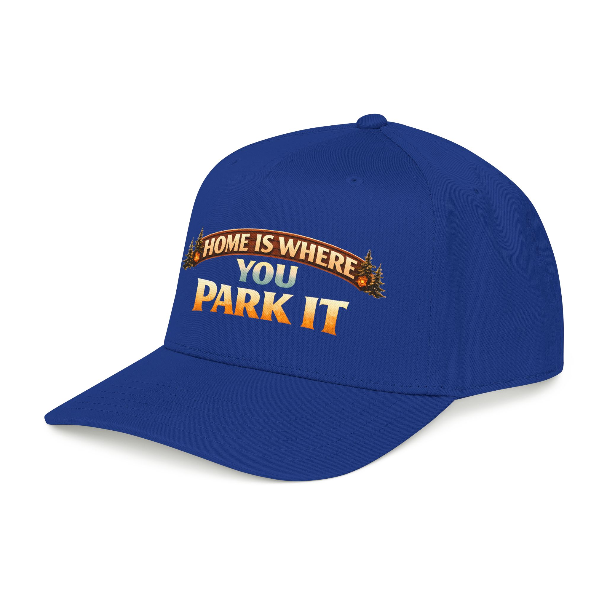 Baseball Cap - "Home Is Where You Park It" Design Scenic-Line