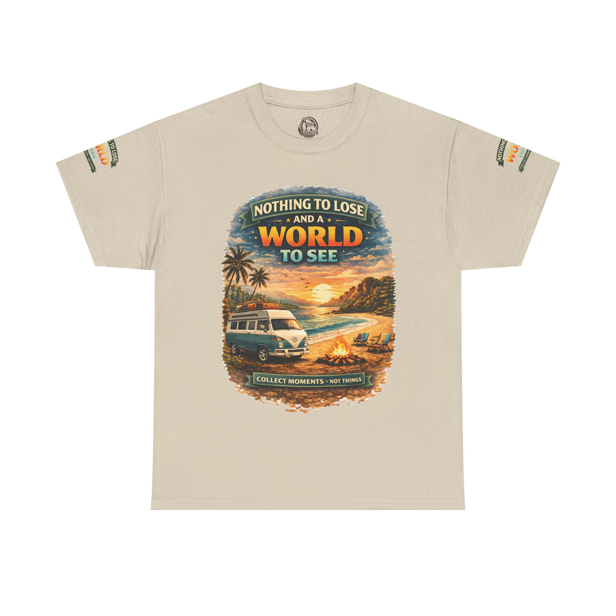 17003962613160874001_2048.jpeg Unisex Heavy Cotton Tee — "Nothing To Lose " Design Scenic-Line