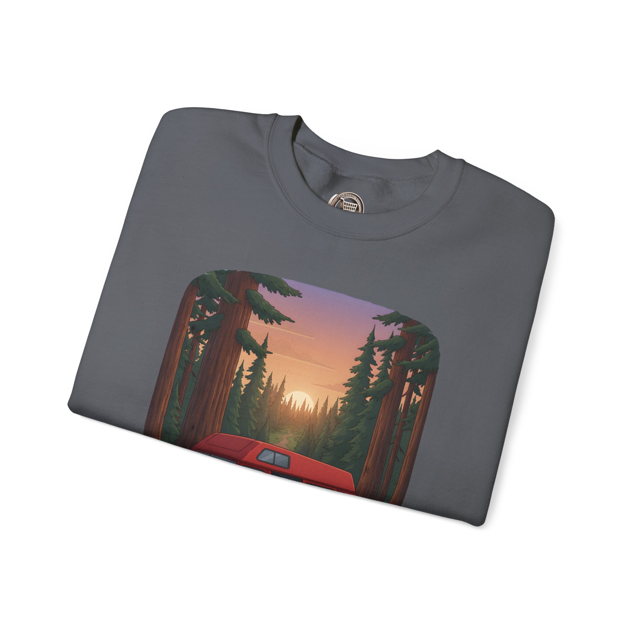 17028229004796150912_2048.jpeg Unisex Heavy Blend™ Crewneck Sweatshirt — "Forest Air Free Spirit Full Tank" Design Sitcom-Line