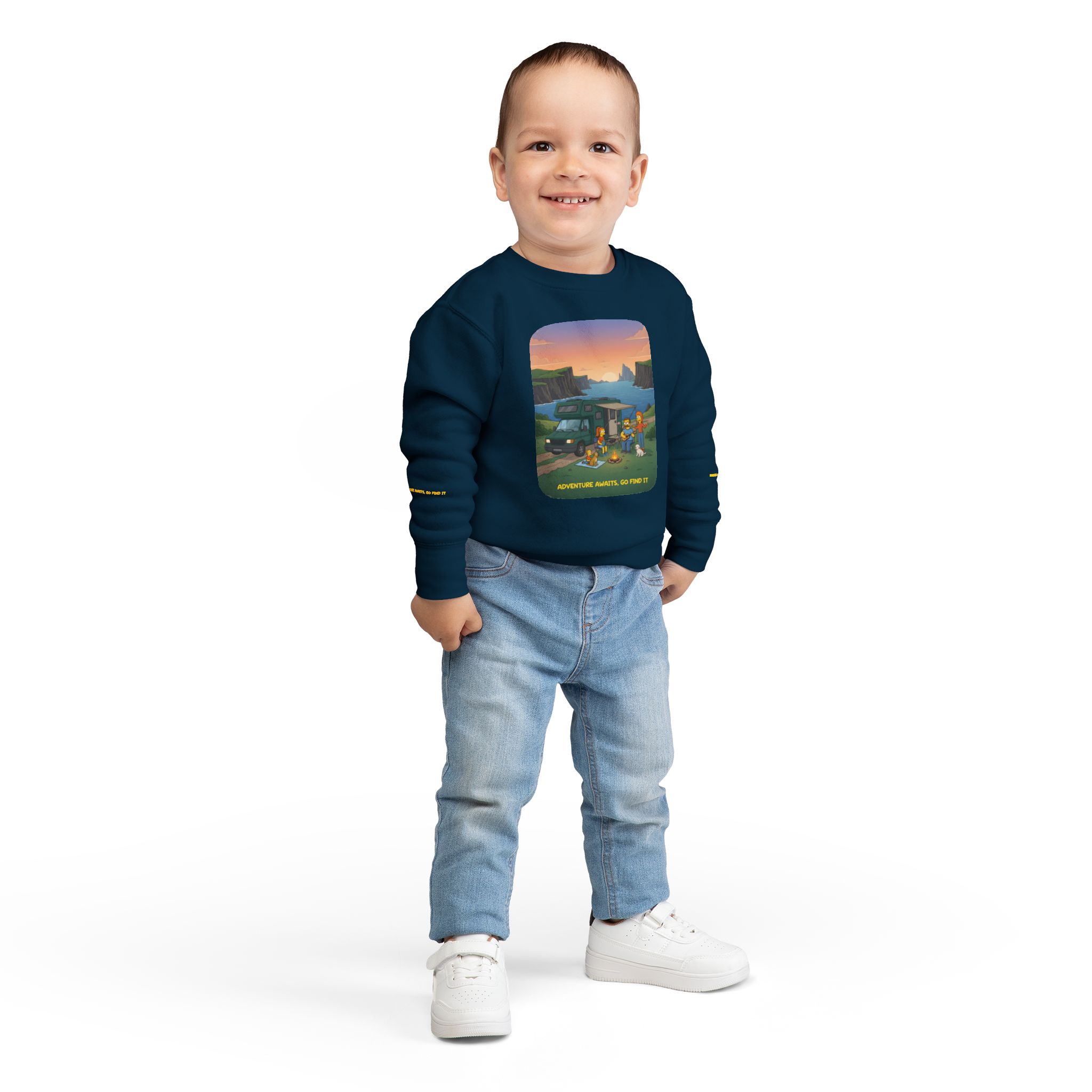 17037004495676526372_2048-1.jpeg Toddler Sweatshirt - "Adventure Awaits-Go Find It" (Design Sitcom-Line)