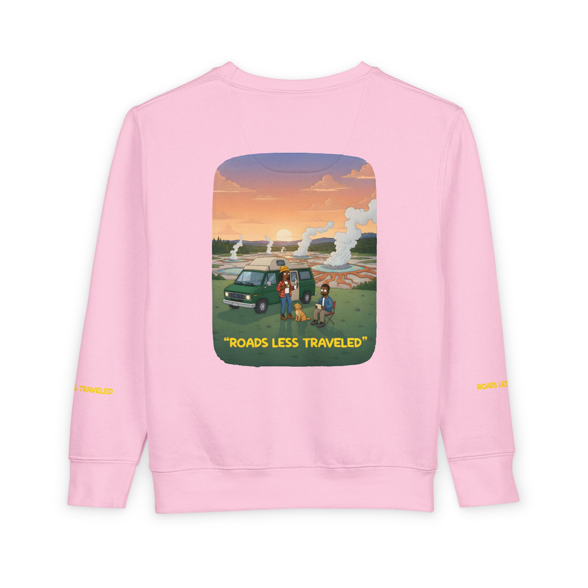 Toddler Sweatshirt - "Roads Less Traveled" (Design Sitcom-Line)