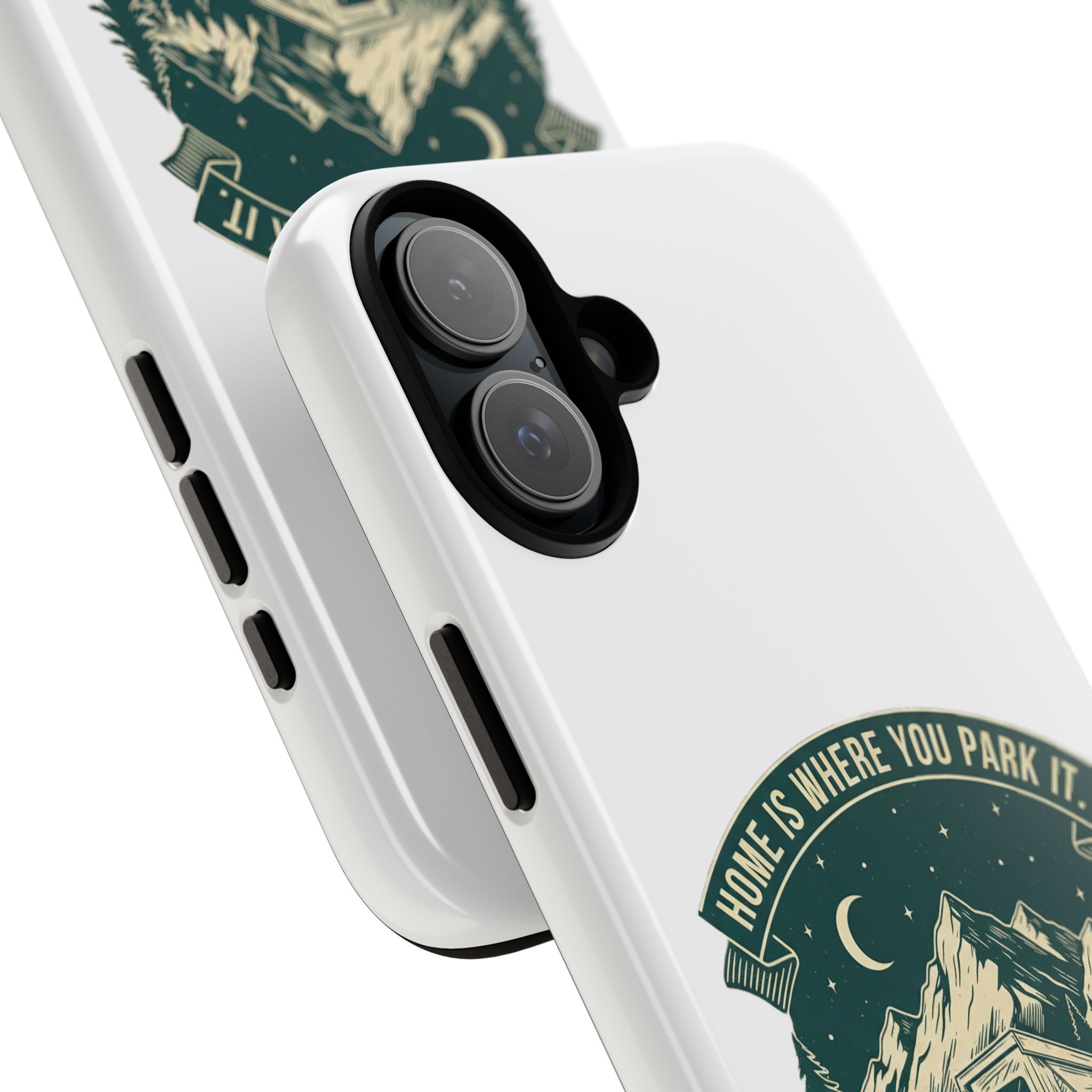 Phone Case — "Home Is Where You Park It-Adventure is the destination" Camper Van Design