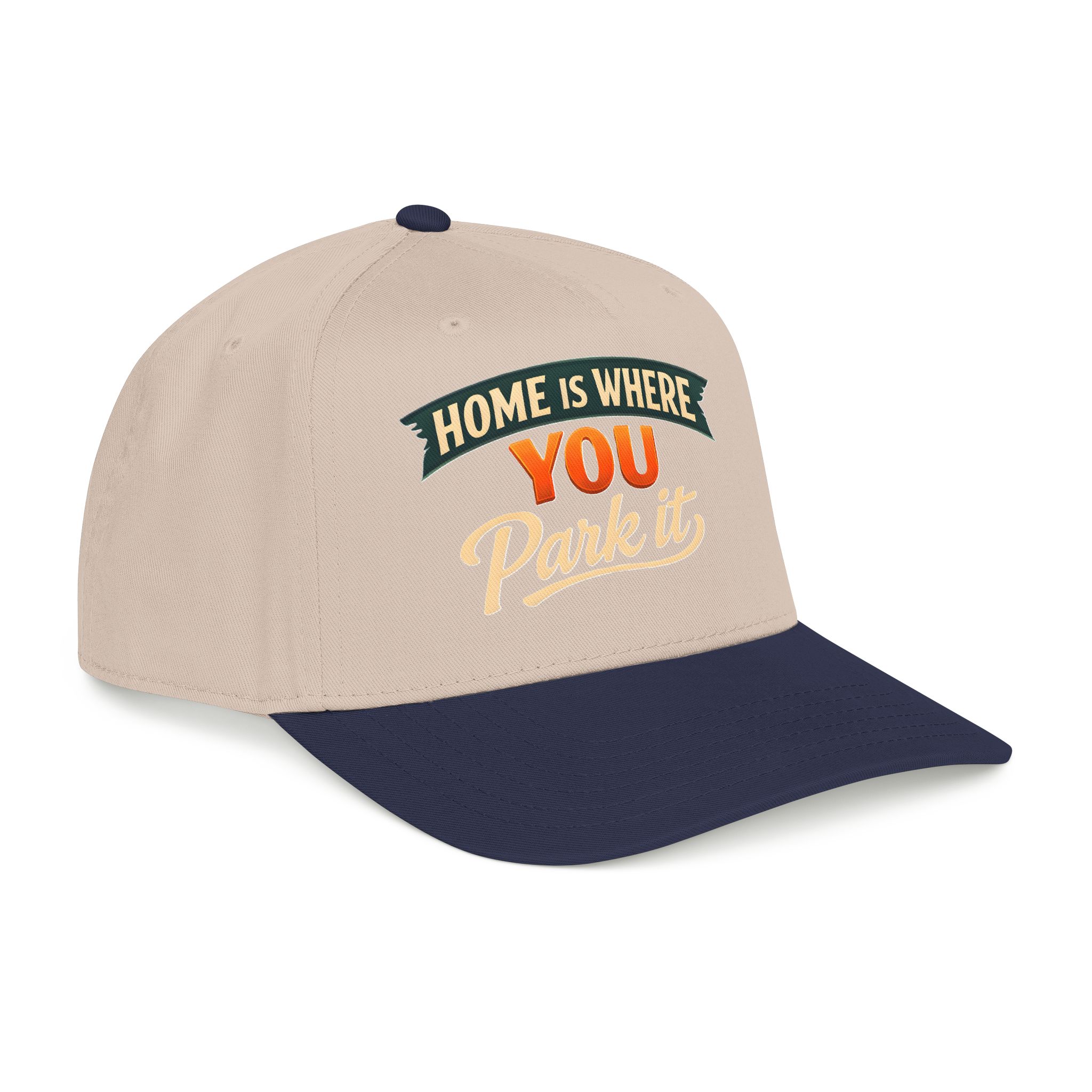 Baseball Cap - "Home Is where You Park It" Design Scenic-Line
