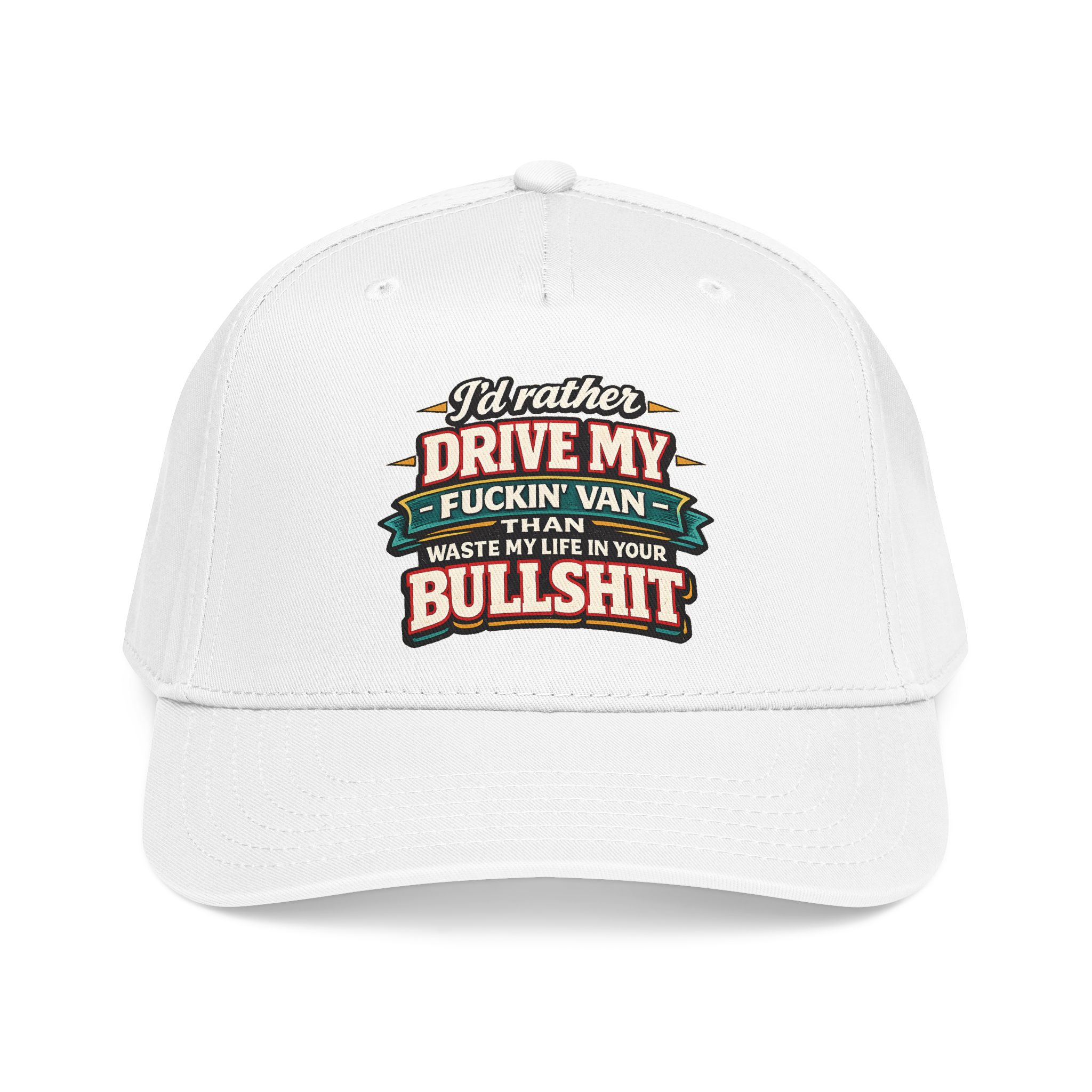 Baseball Cap - "I´d Rather Drive My Fucking Van" Design F**K-Line