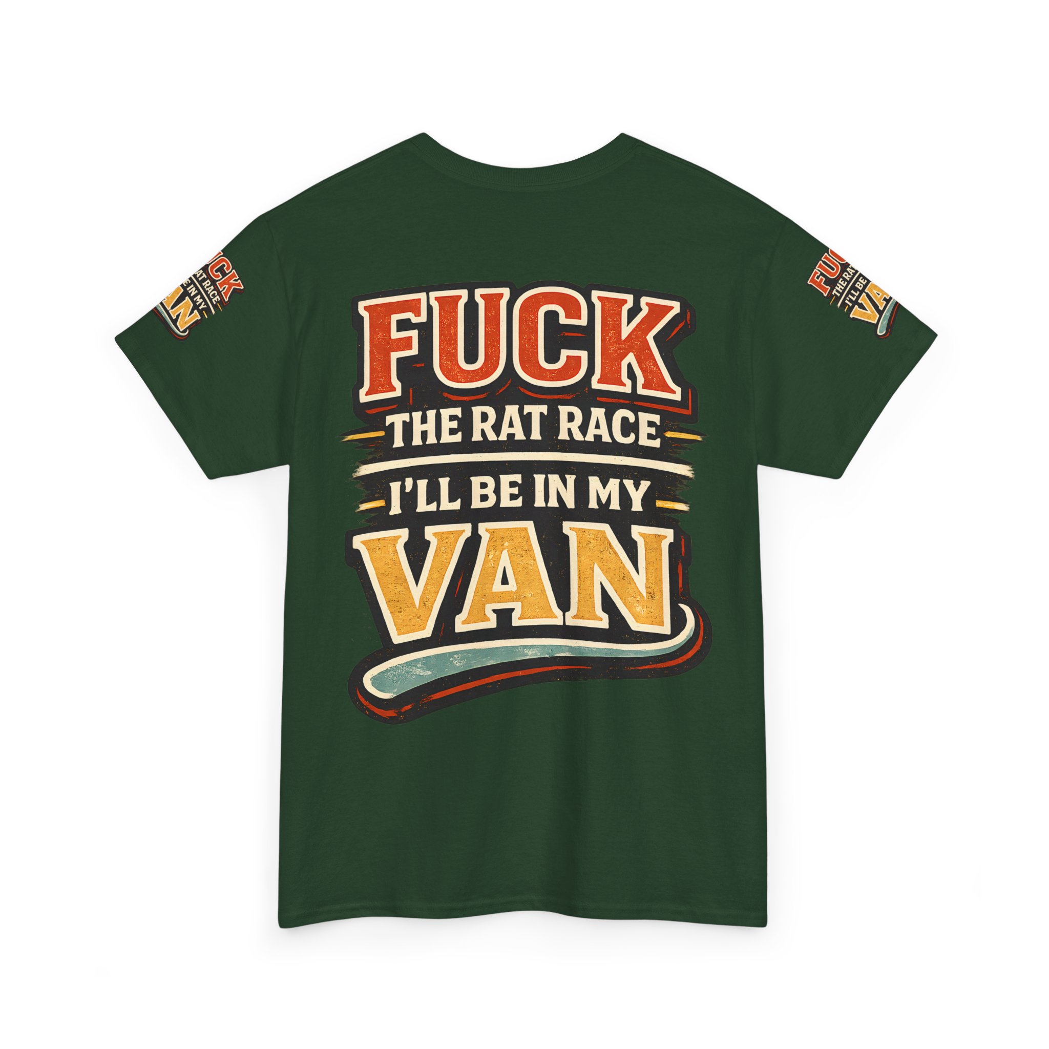 17085356751418387874_2048.jpeg Unisex Heavy Cotton Tee — "Fuck The Rat Race" Design F**K-Line