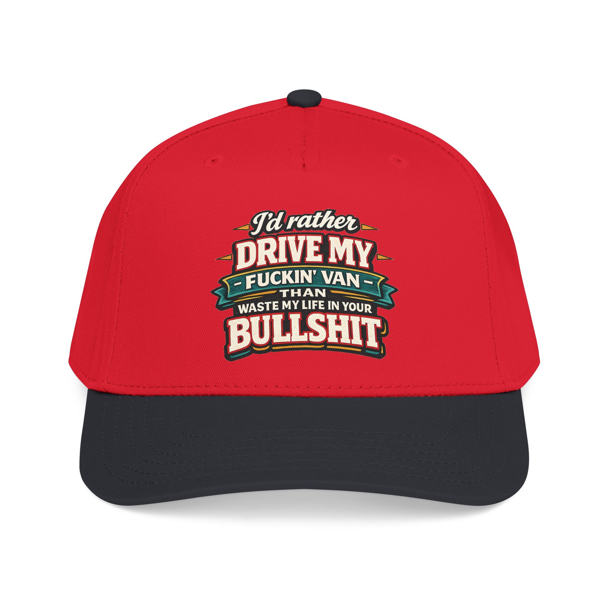 Baseball Cap - "I´d Rather Drive My Fucking Van" Design F**K-Line