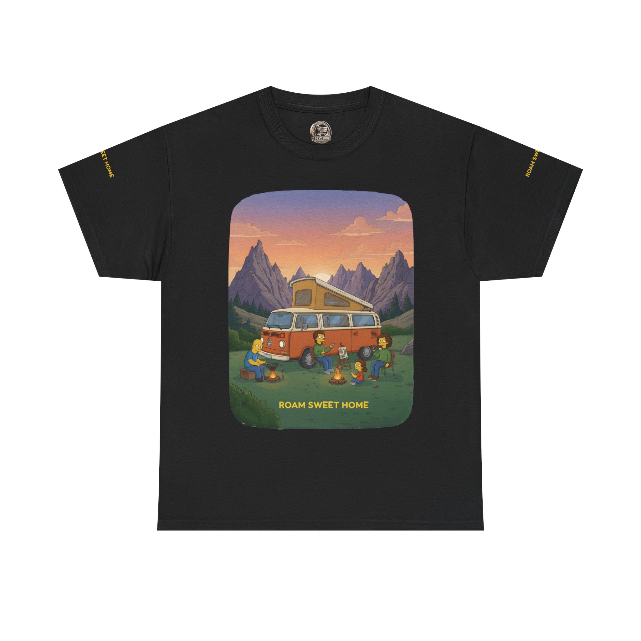 Unisex Heavy Cotton Tee — "Roam Sweet Home" Design Sitcom-Line