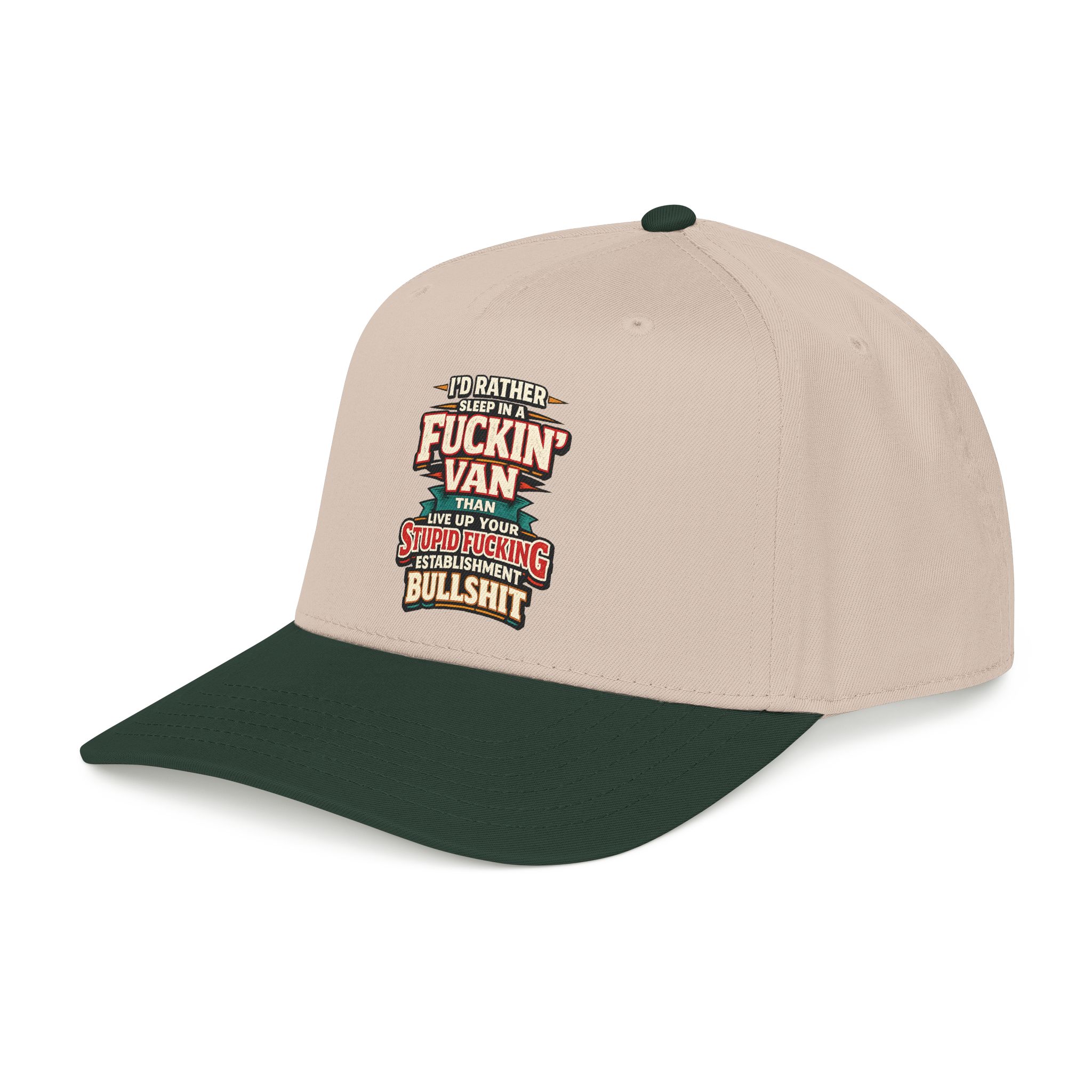 Baseball Cap - "I´d Rather Sleep in A Fucking Van" Design F**K-Line