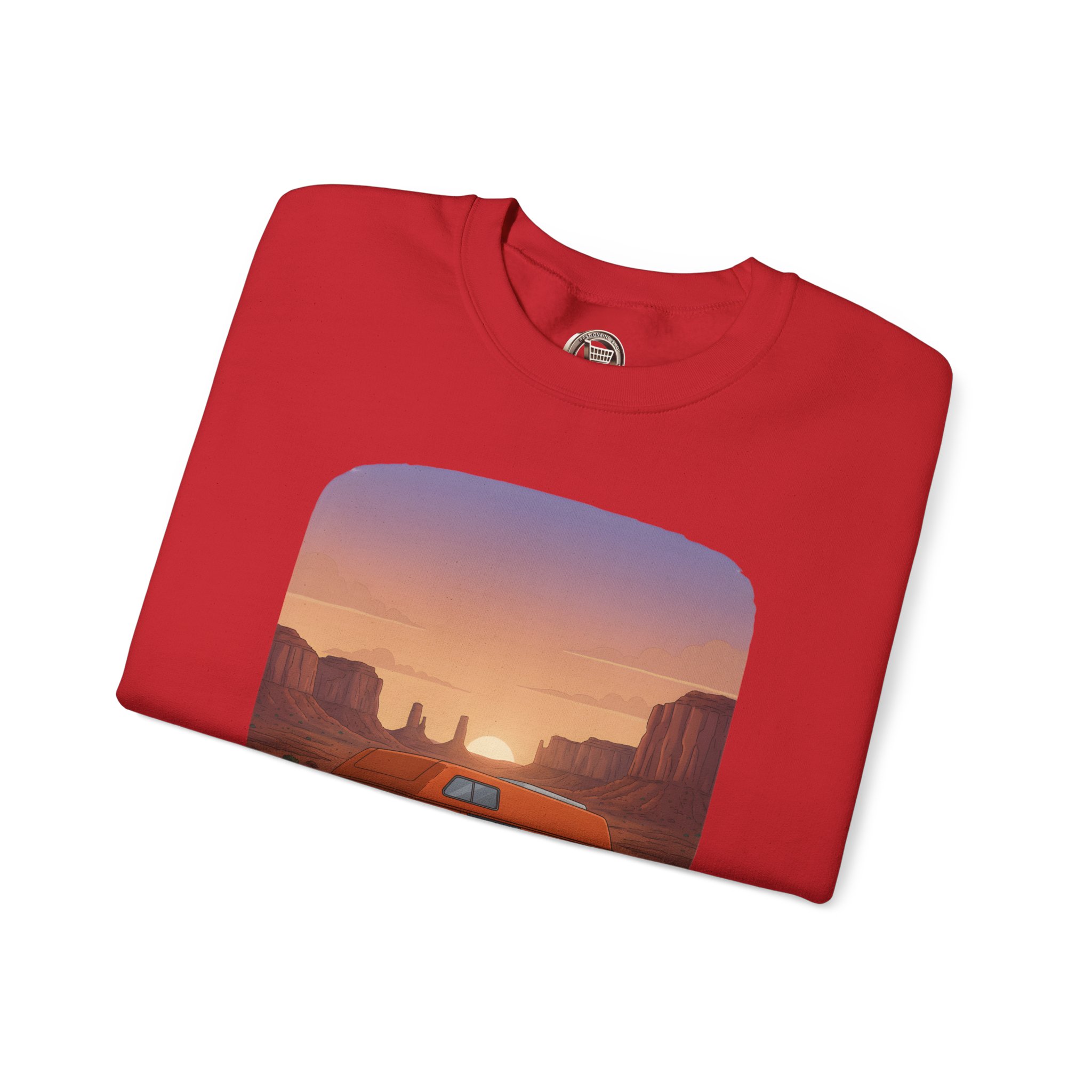 17144560200443274686_2048.jpeg Unisex Heavy Blend™ Crewneck Sweatshirt — "Roam Where You Are Rooted" Design Sitcom-Line