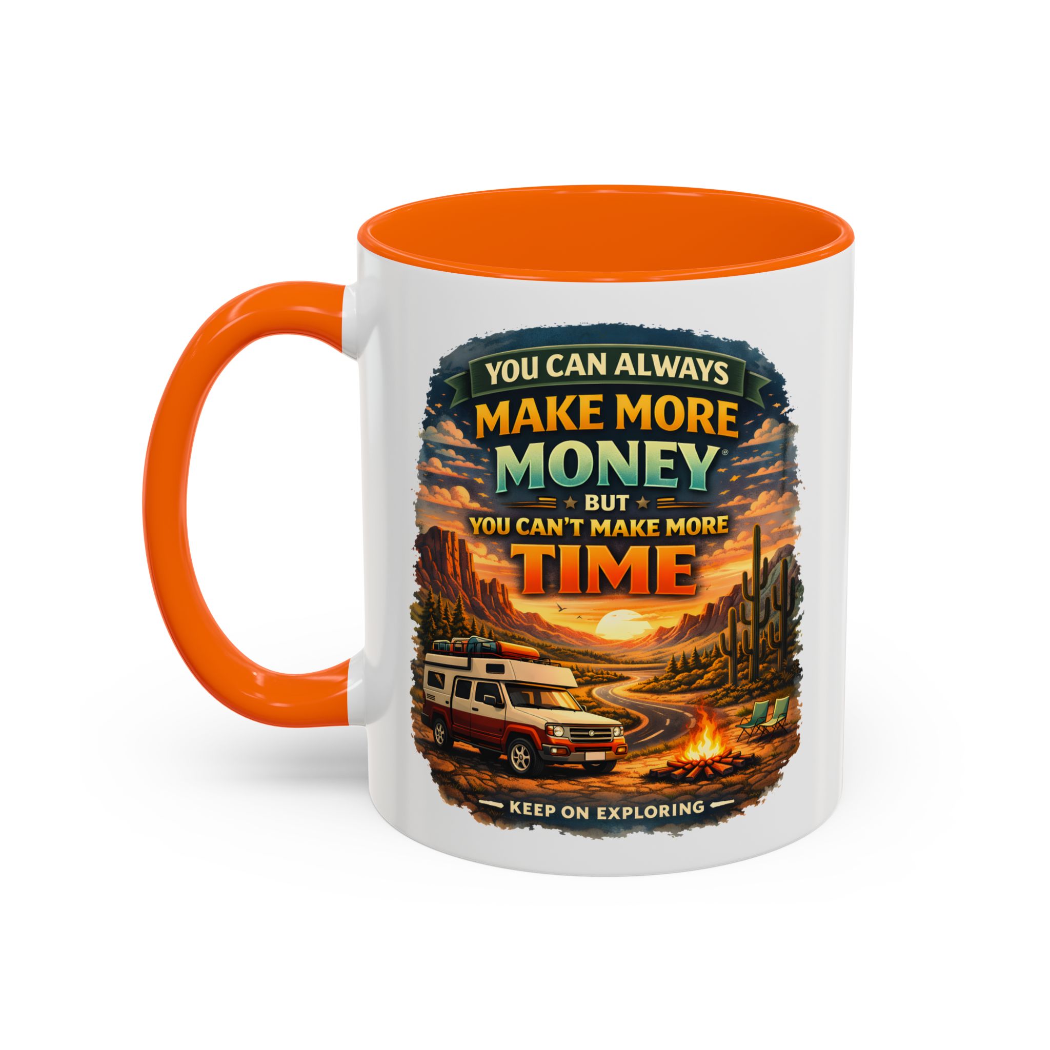 1714485577959368313_2048.jpeg Accent Coffee Mug (11, 15oz) — "You Can Always Make More Money" Design Scenic-Line