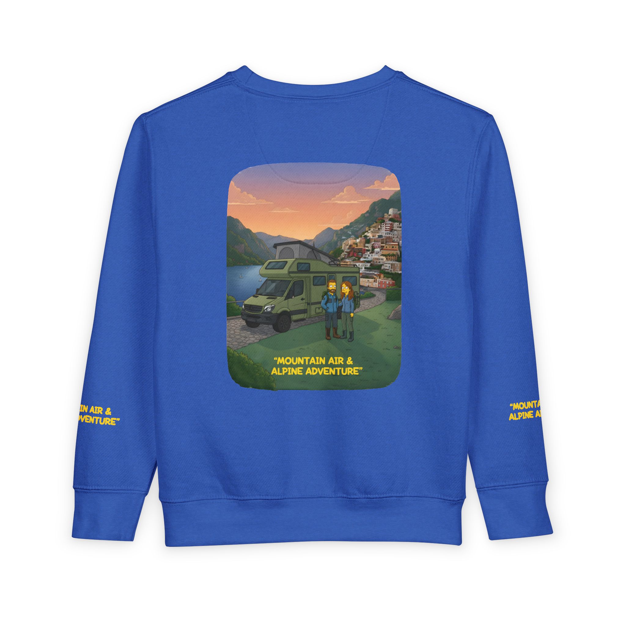 Toddler Sweatshirt - "Mountain Air And Alpine Adventure" (Design Sitcom-Line)