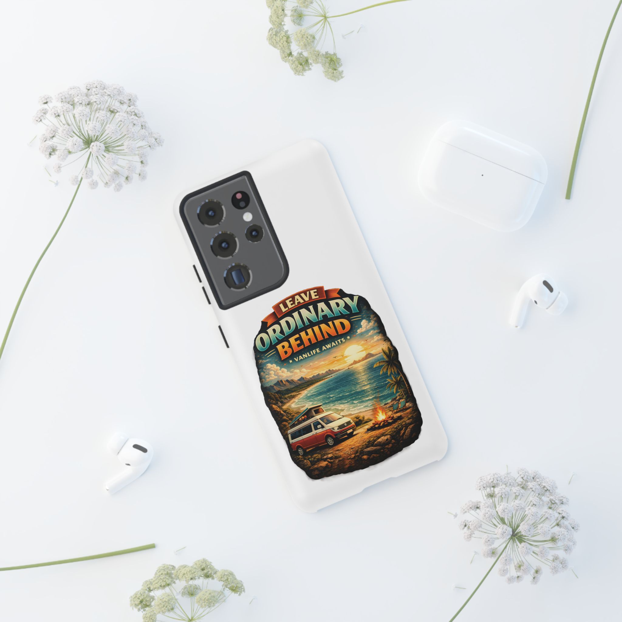 17171103858356888490_2048.jpeg Phone Case — "Leave Ordinary Behind" (Design Scenic-Line)