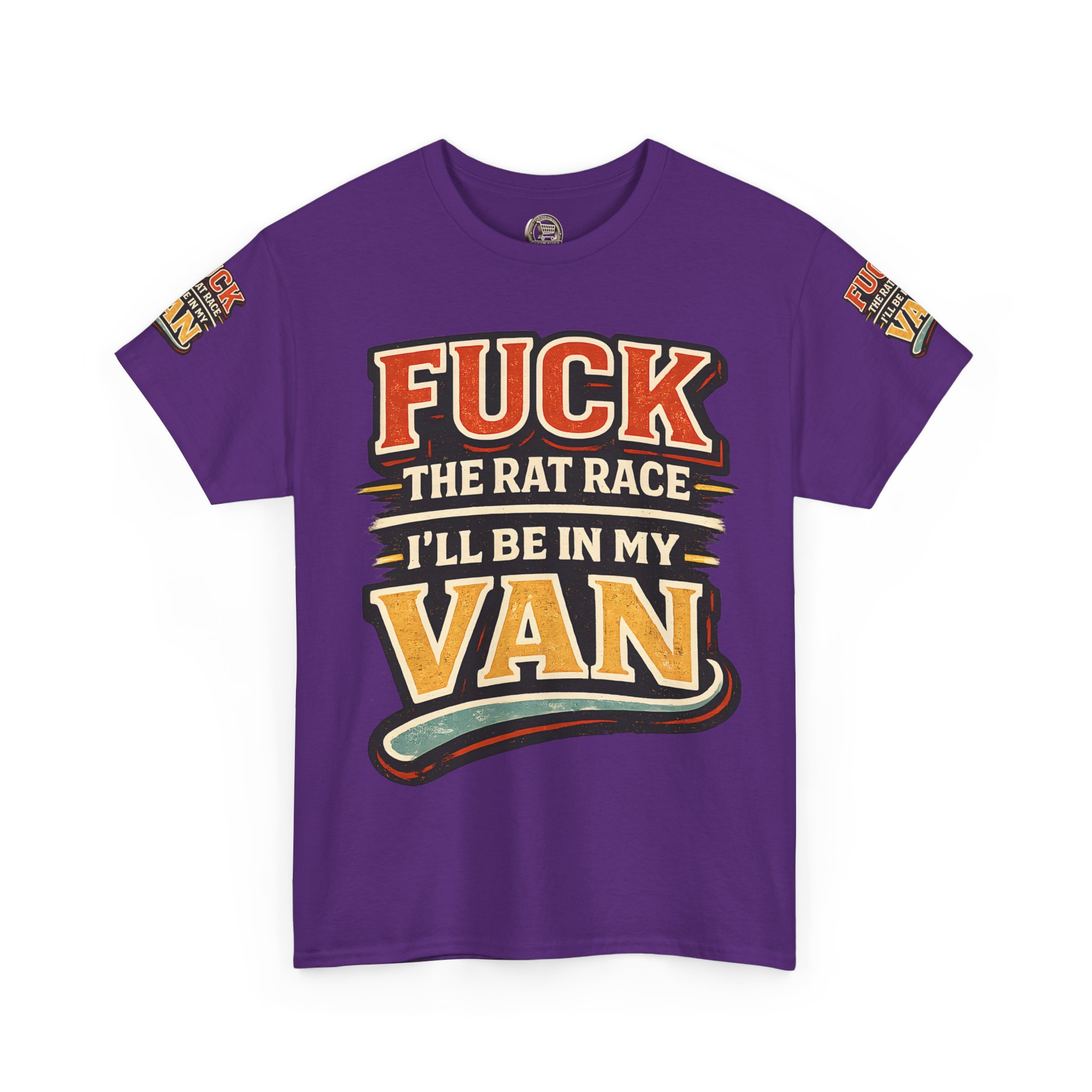17171504773662076324_2048.jpeg Unisex Heavy Cotton Tee — "Fuck The Rat Race" Design F**K-Line