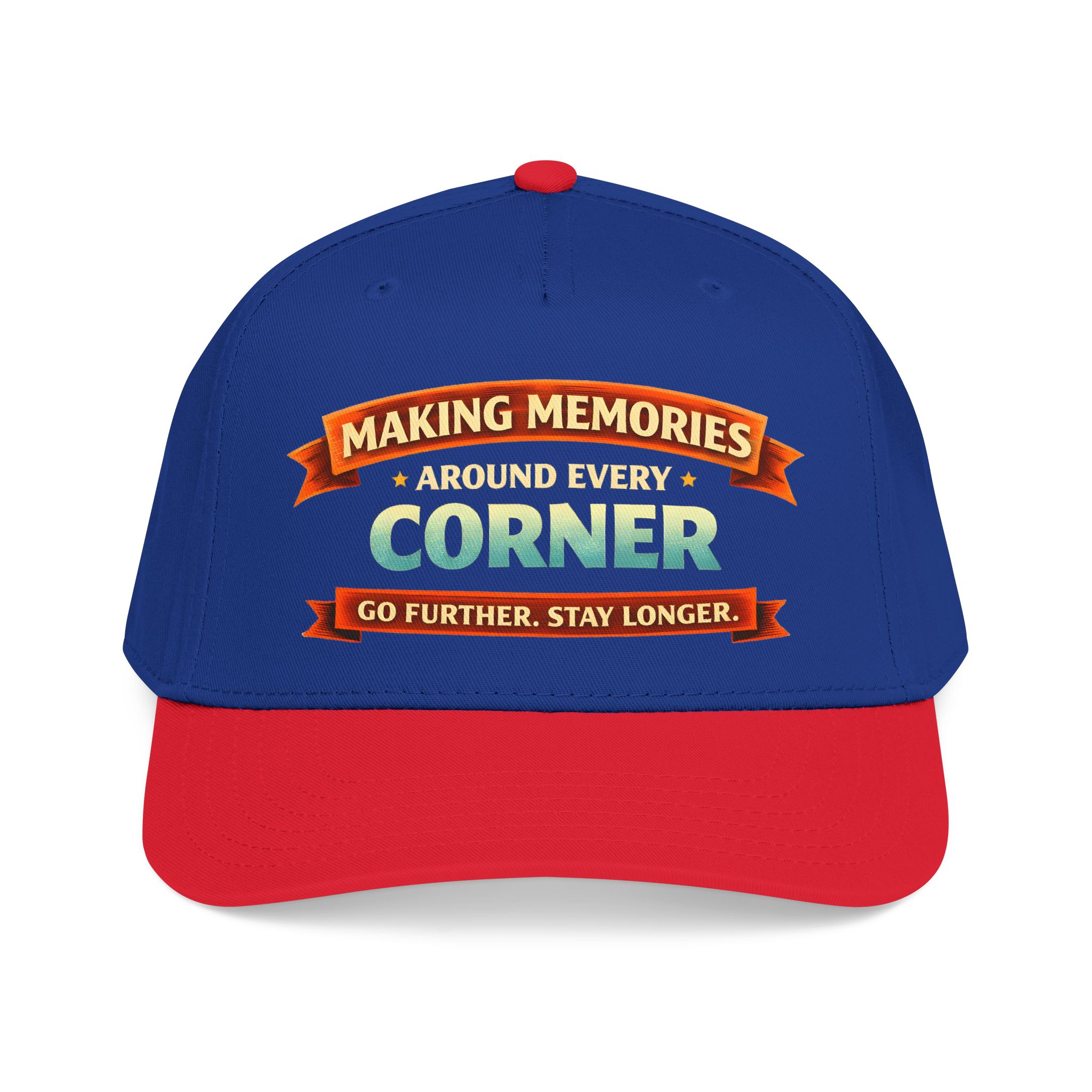 Baseball Cap - "Making Memories Around Every Corner" Design Scenic-Line