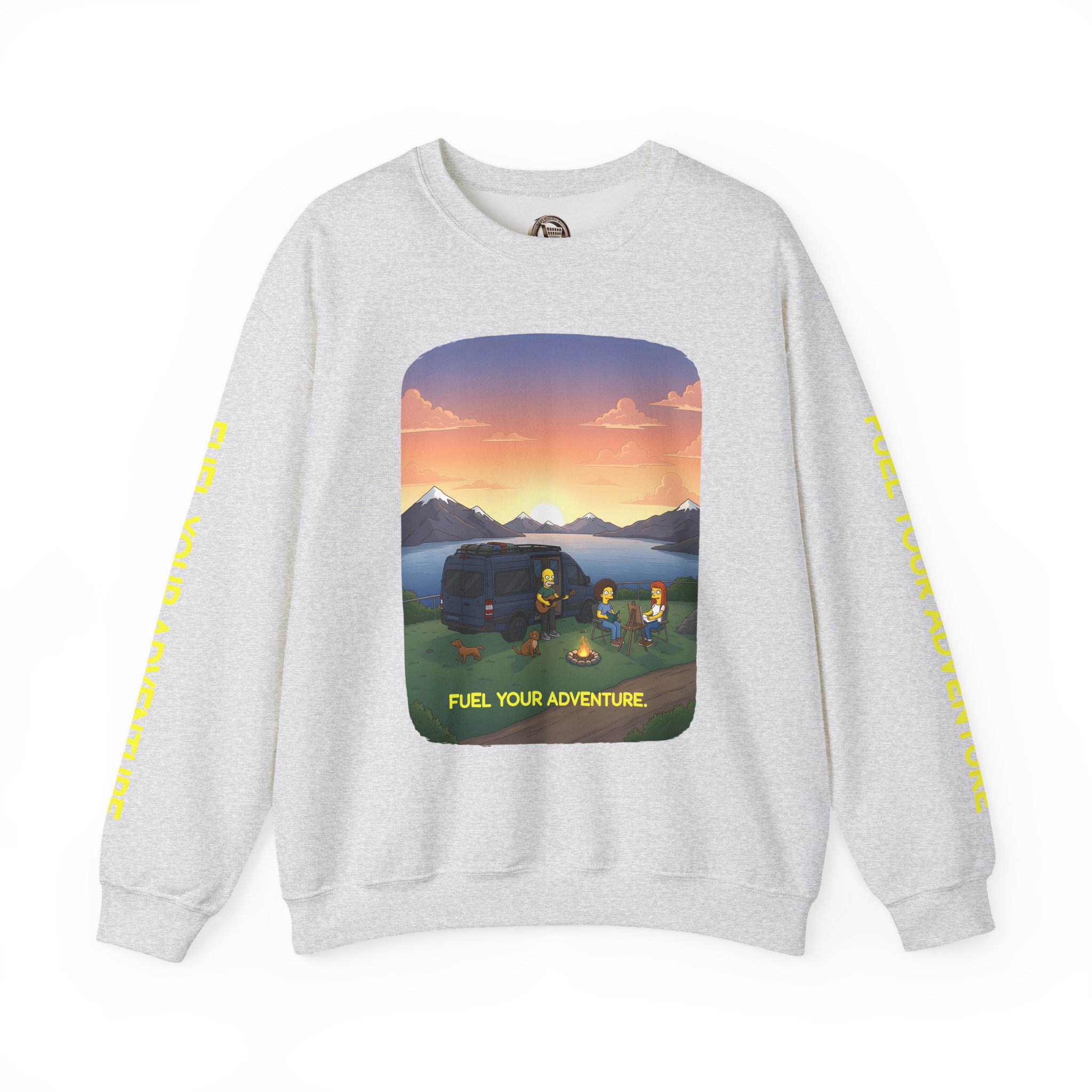 17177208215088575833_2048.jpeg Unisex Heavy Blend™ Crewneck Sweatshirt — "Fuel Your Adventure" Design Sitcom-Line