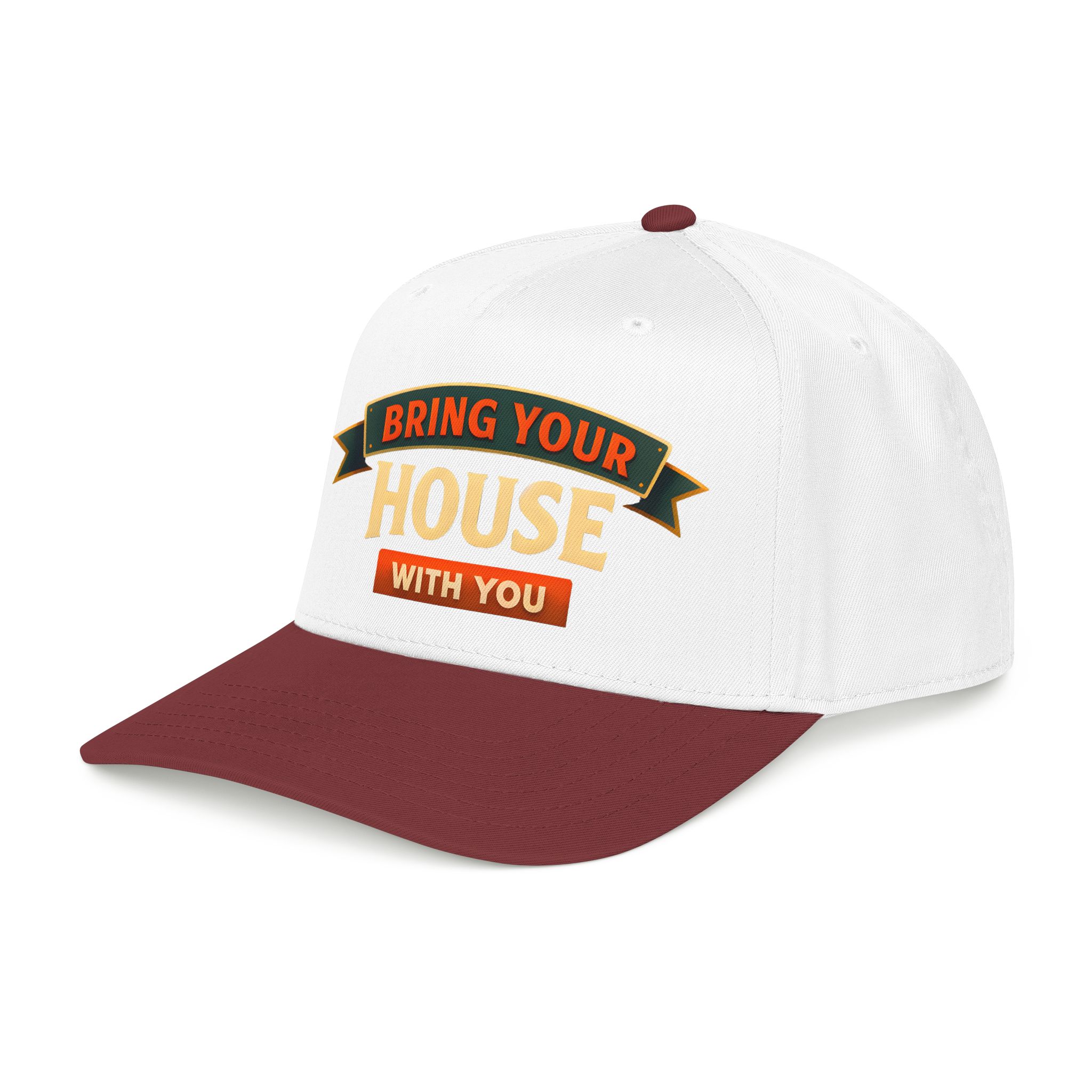 Baseball Cap - "Bring Your House With You" Design Scenic-Line
