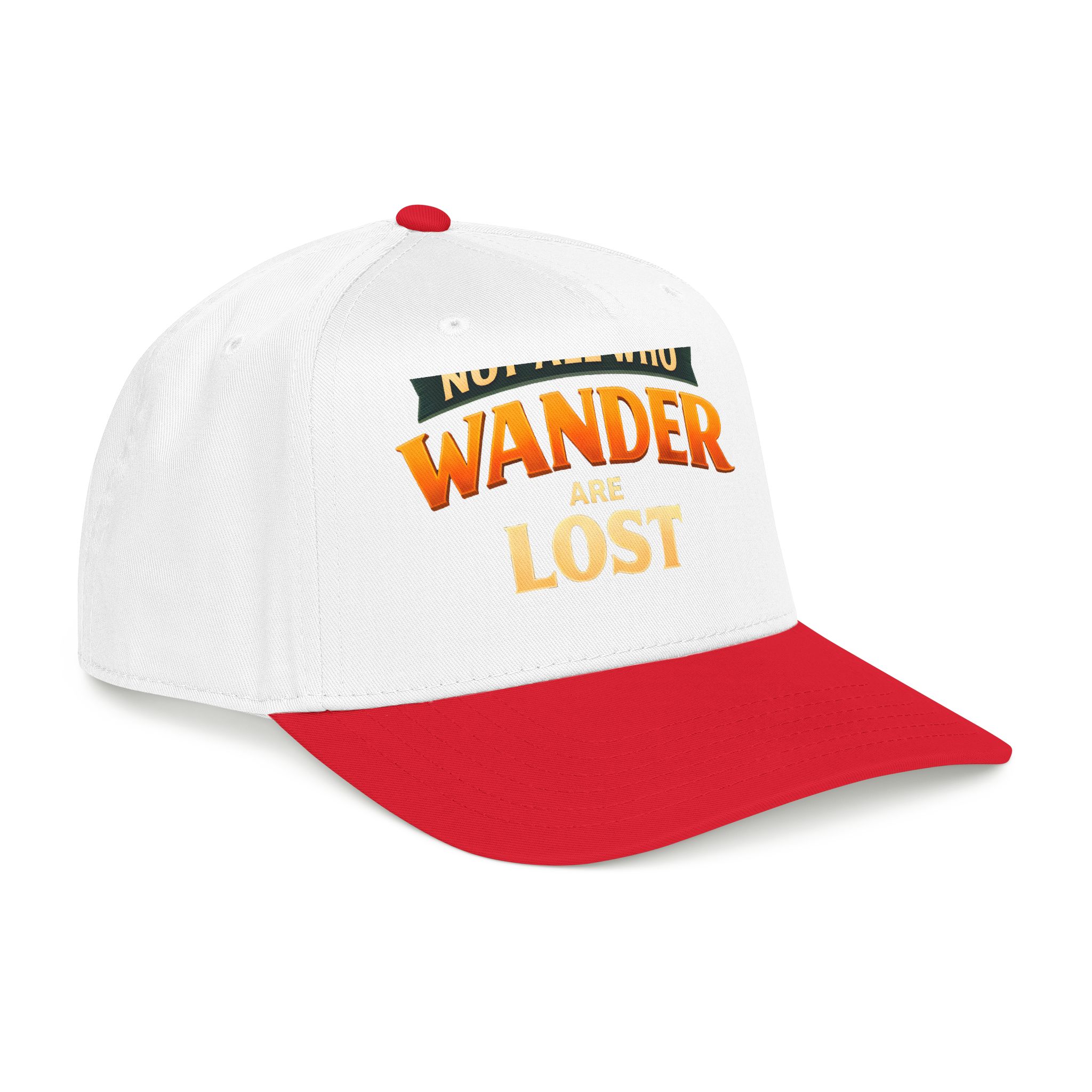 Baseball Cap - "Not All Who Wander Are Lost" Design Scenic-Line