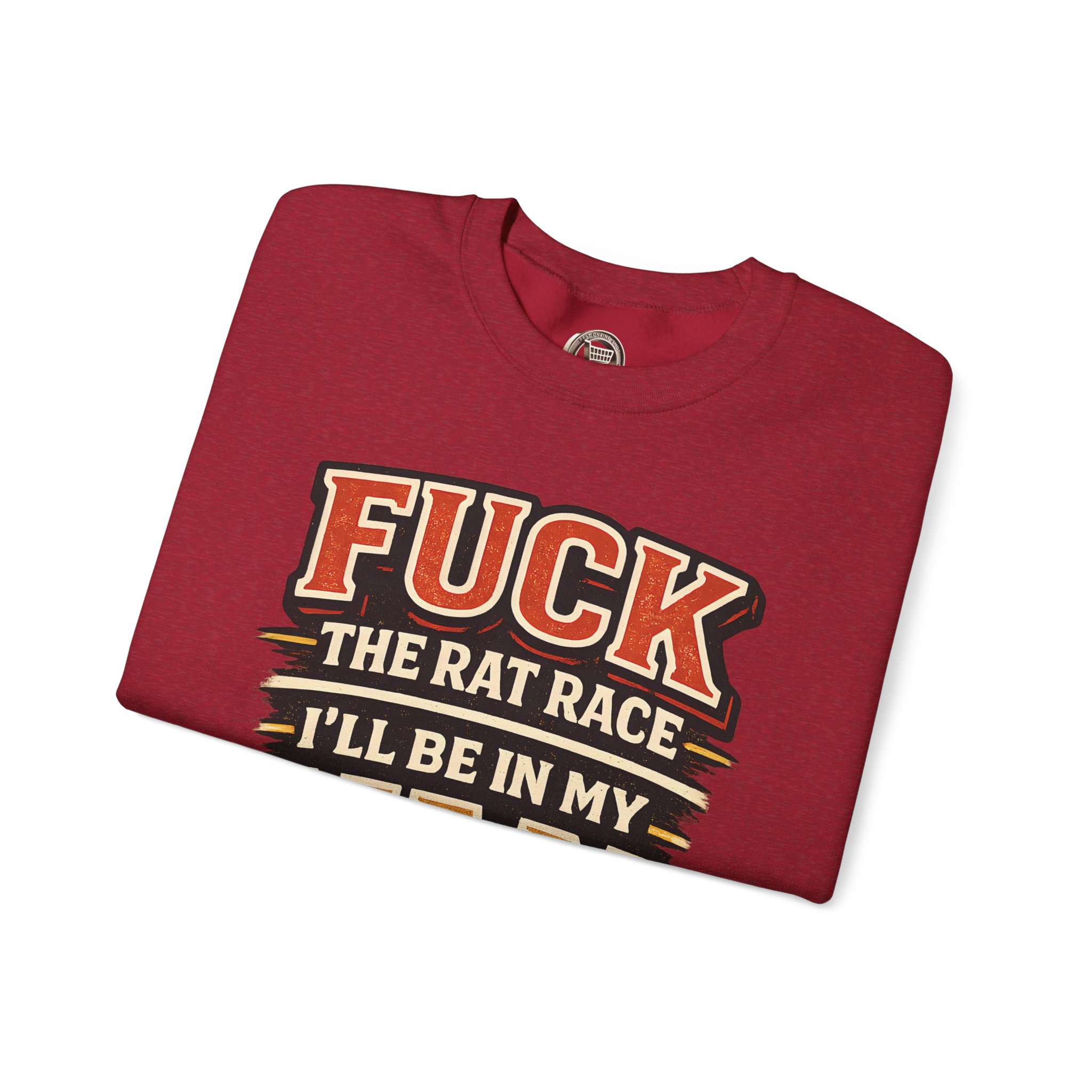 17195643892747127692_2048.jpeg Unisex Heavy Blend™ Crewneck Sweatshirt — "Fuck The Rat Race" Design F**K-Line