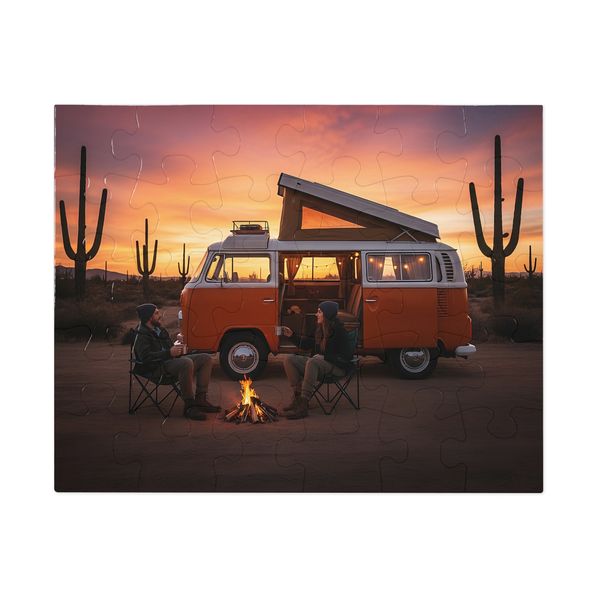 17199934755091732940_2048.jpeg Jigsaw Puzzle with — Campervan Sunset Jigsaw