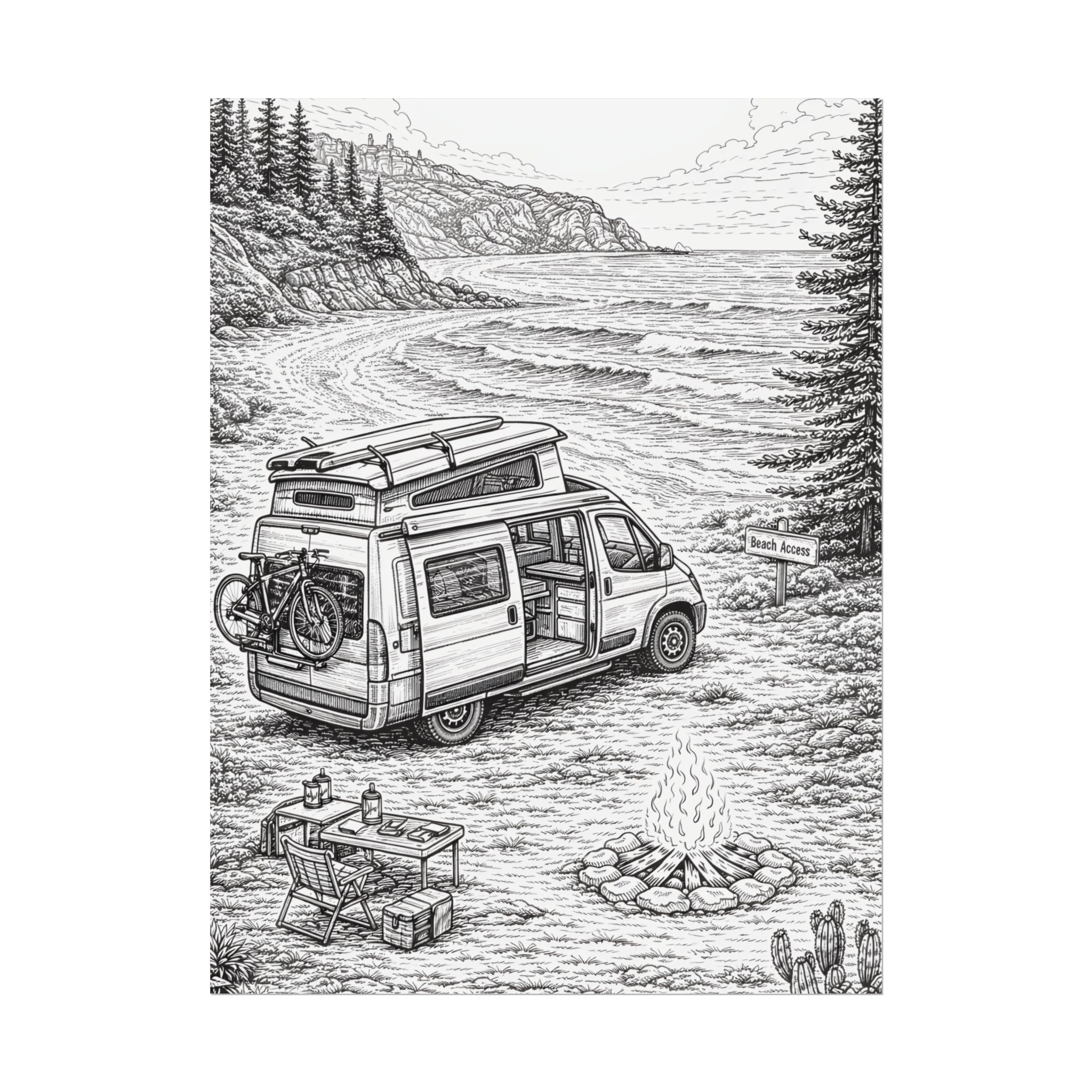 1721266808856960064_2048-1.jpeg Campervan Poster — Vintage RV Camping Landscape Wall Art